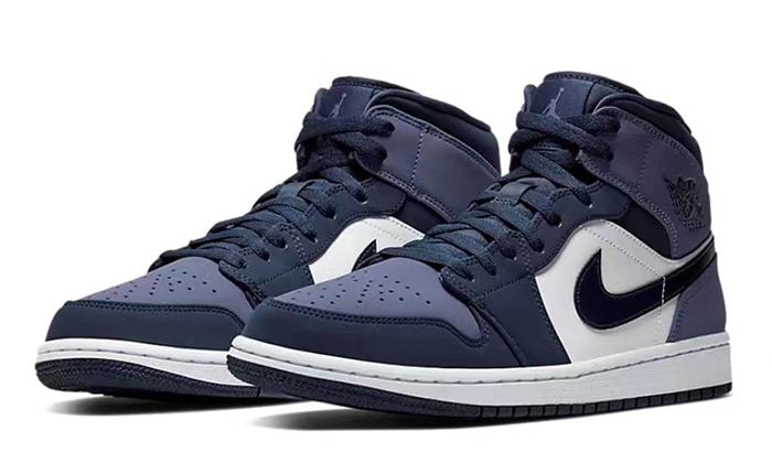 Air Jordan 1 Mid Obsidian Sanded Purple