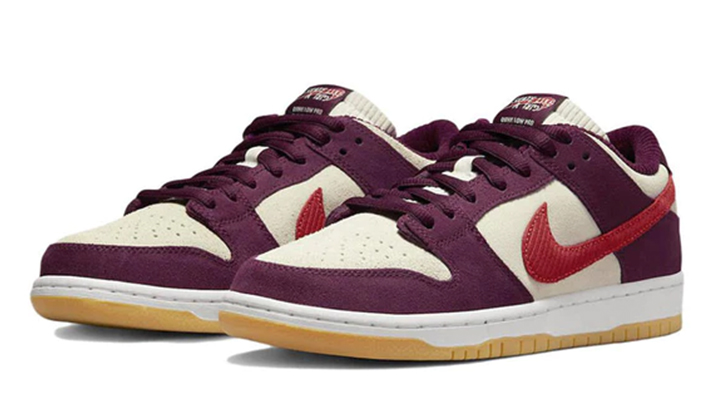 Nike Dunk SB Low Summit White Barely Rose University Red