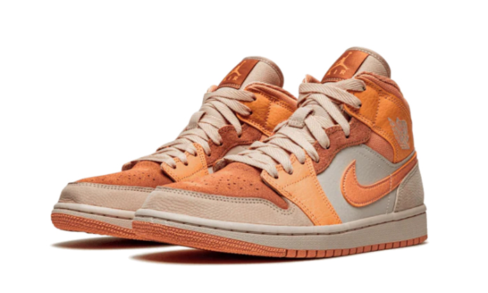 Air Jordan 1 Mid Apricot Orange