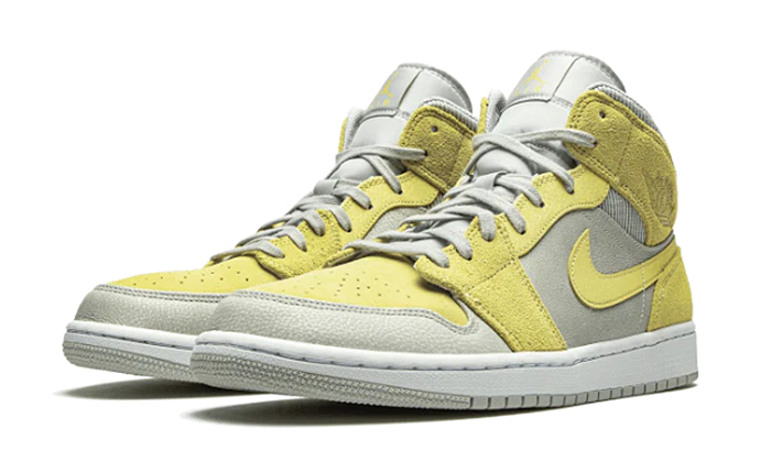 Air Jordan 1 Mid Mixed Textures Yellow