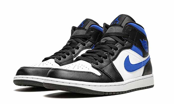 Air Jordan 1 Mid White Black Royal
