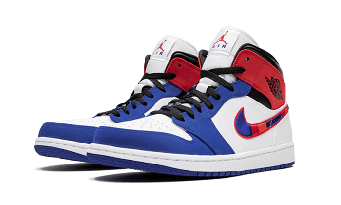 Air Jordan 1 Mid Multicolor Swoosh