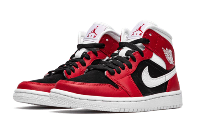 Air Jordan 1 Mid Gym Red Black