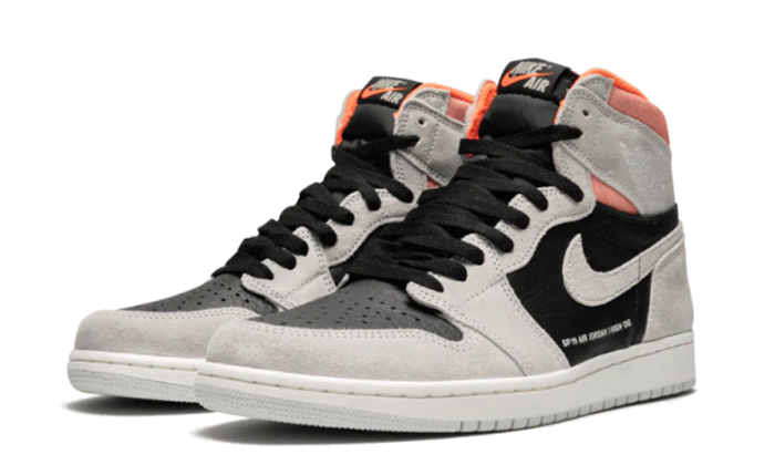 Air Jordan 1 Retro High Neutral Grey Hyper Crimson