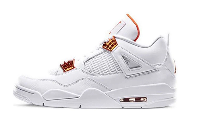 Air Jordan 4 Retro 'Orange Metallic