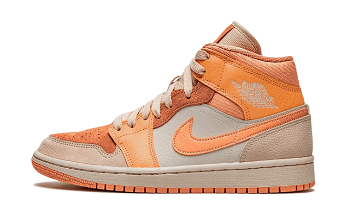 Air Jordan 1 Mid Apricot Orange