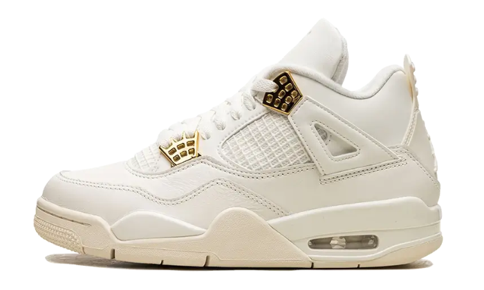 Air Jordan 4 Sail Metallic Gold