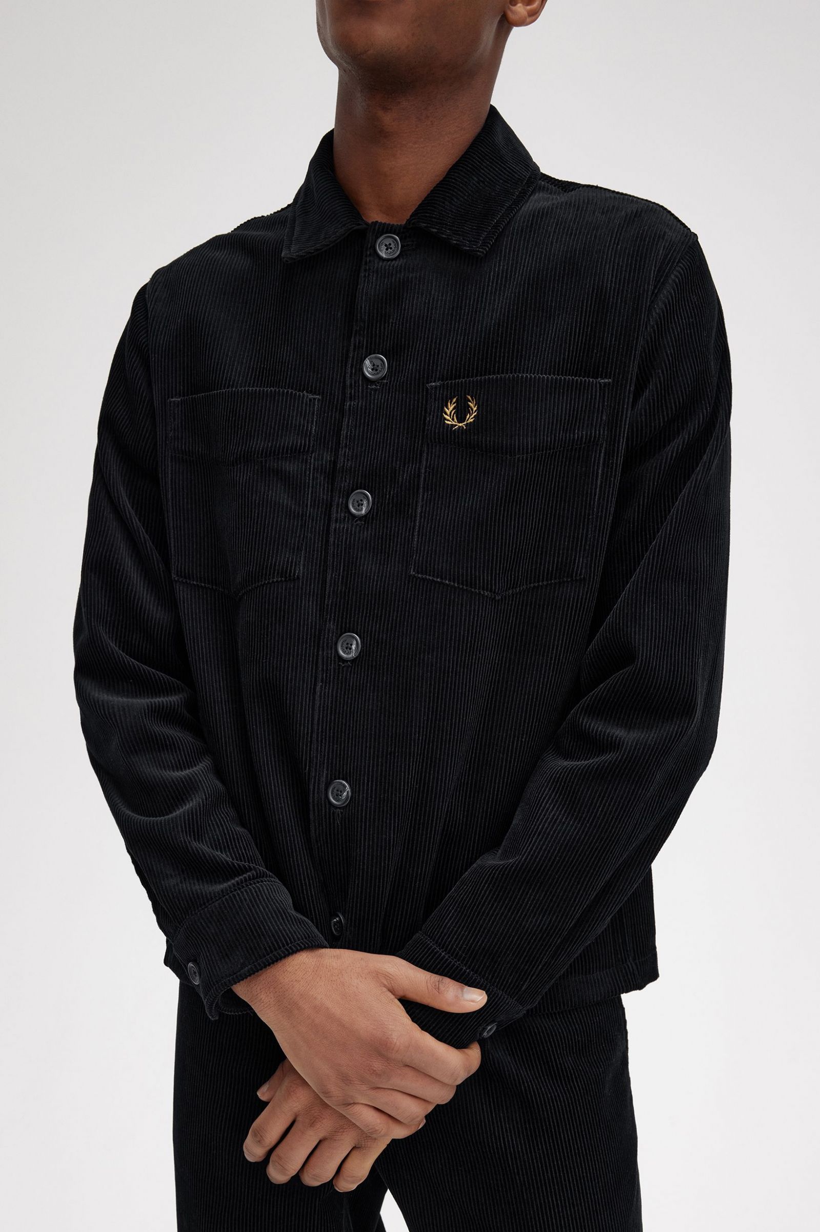 Cord Overshirt Black 7038742