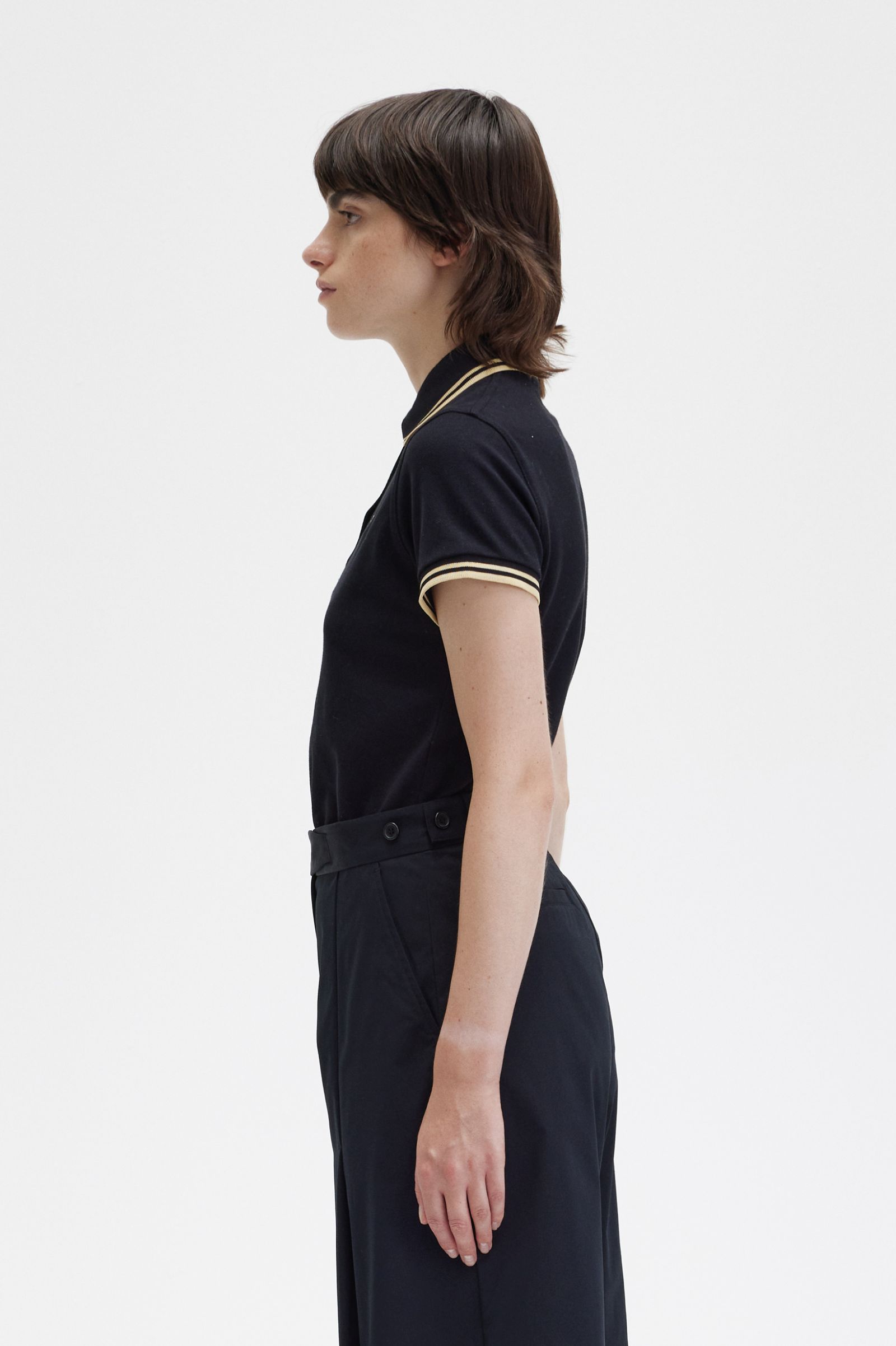 The Fred Perry ShirtG12 Black / Champagne / Champagne 7039452