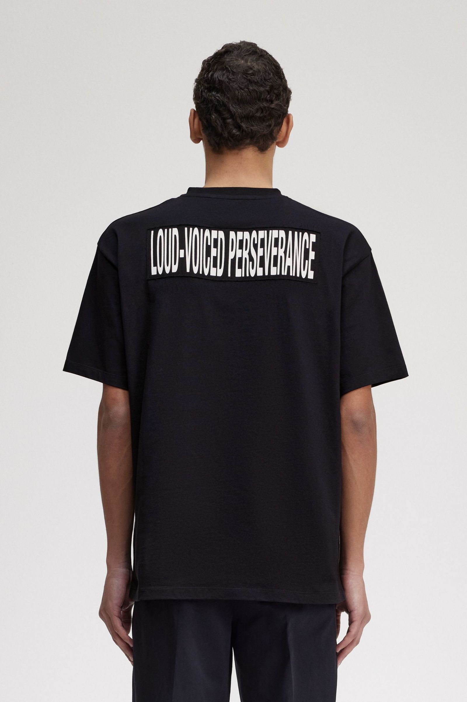 Raf SimonsPrinted Patch Relaxed T-Shirt Black 7038627