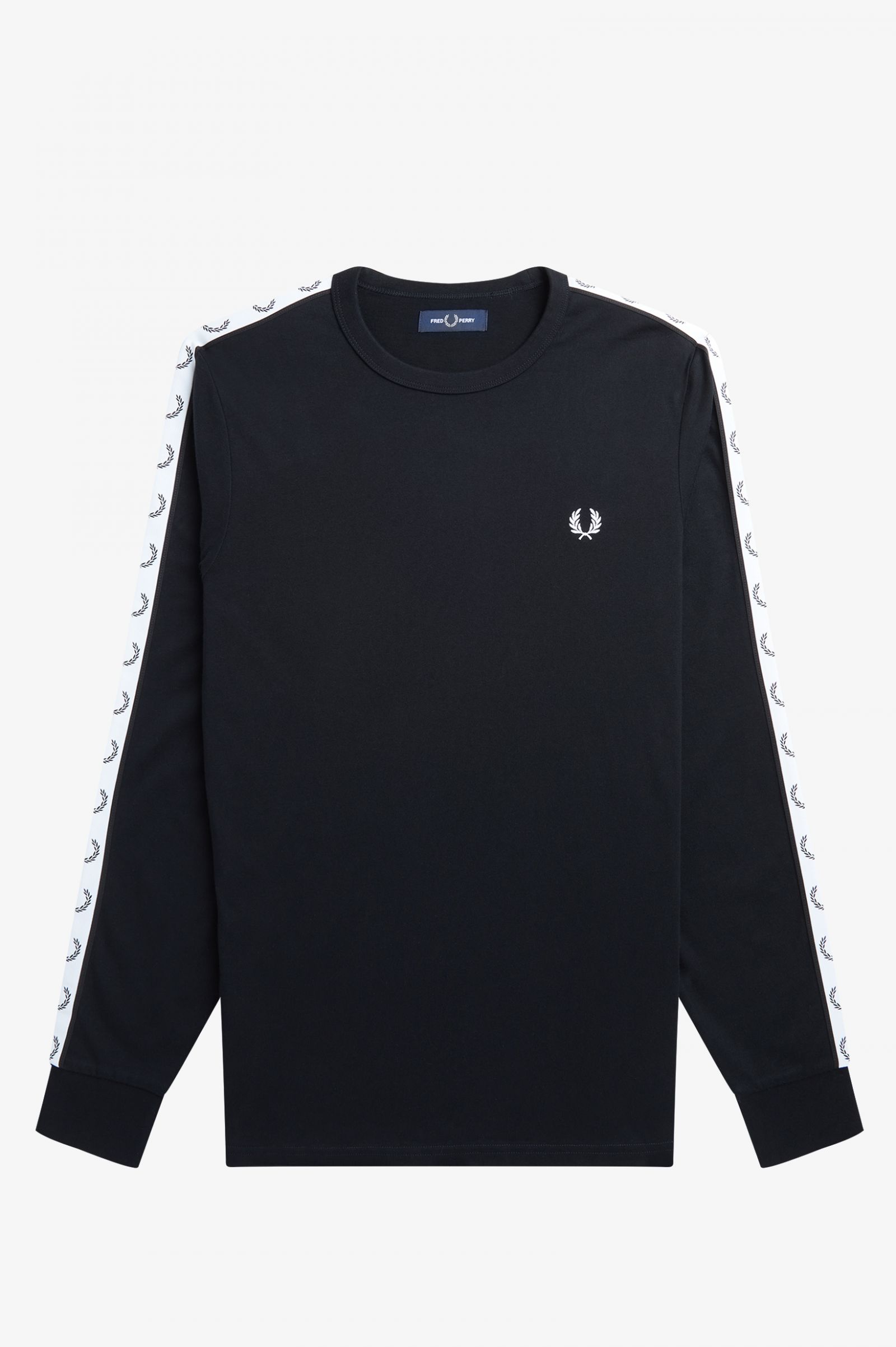 Taped Long Sleeve T-Shirt Black 7038941