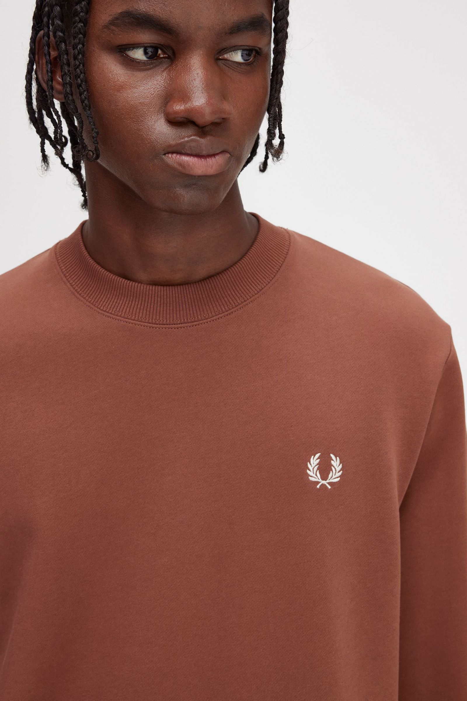 Rave Graphic Sweatshirt Whisky Brown 7038453