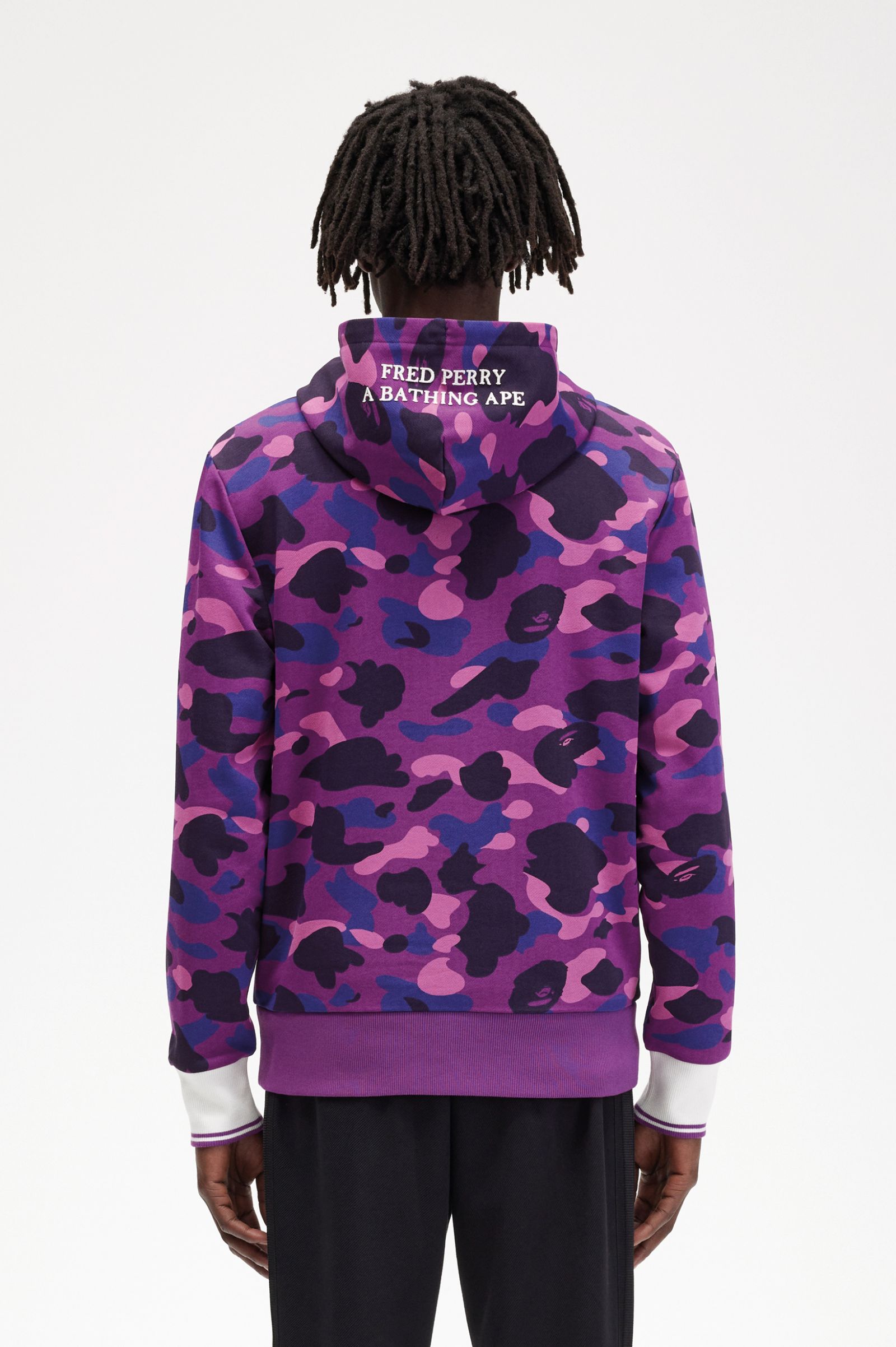 A Bathing Ape?Camouflage Hooded Sweatshirt Black 7038239