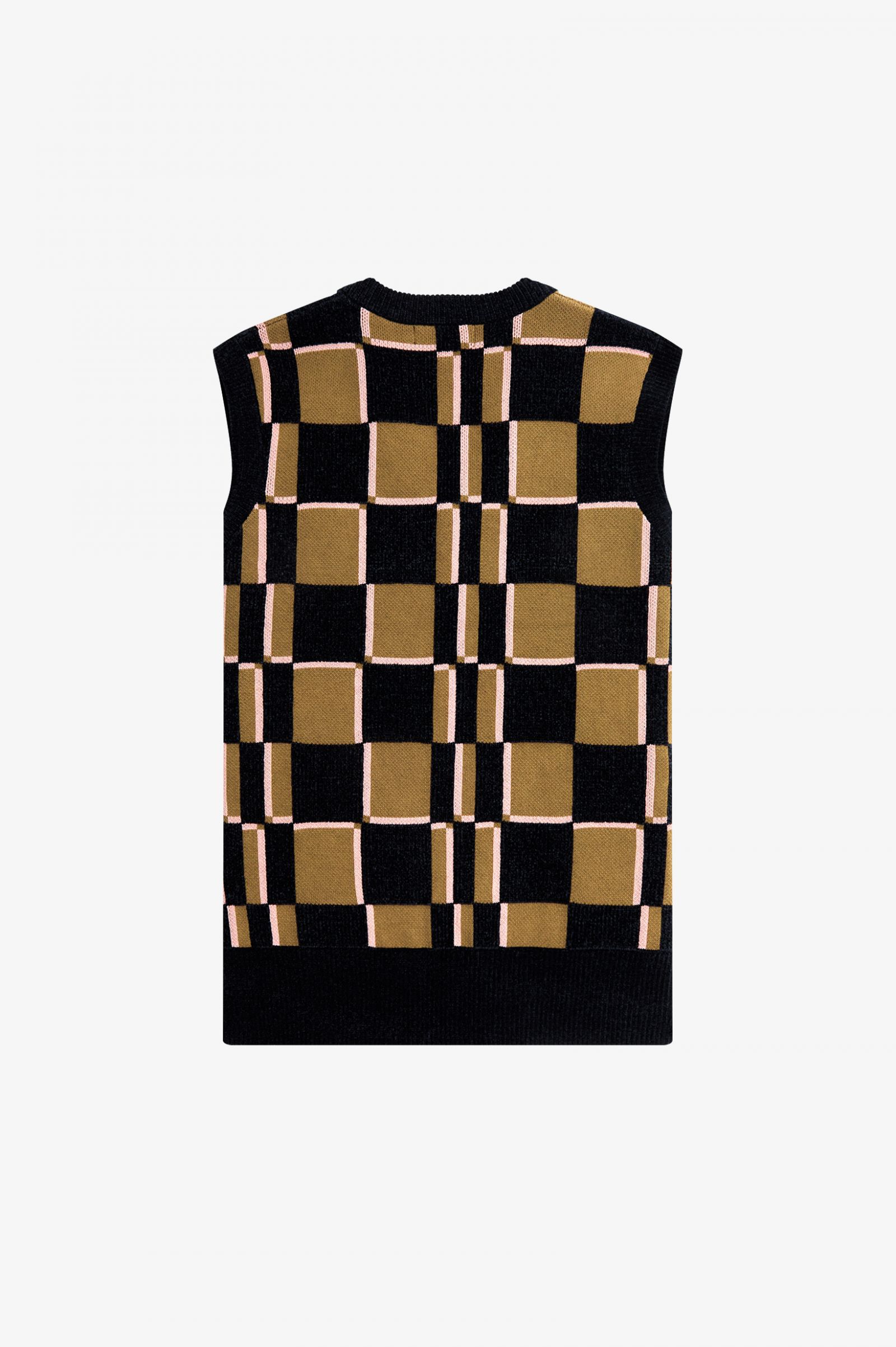 Glitch Chequerboard Tank Shaded Stone / Navy 7038336