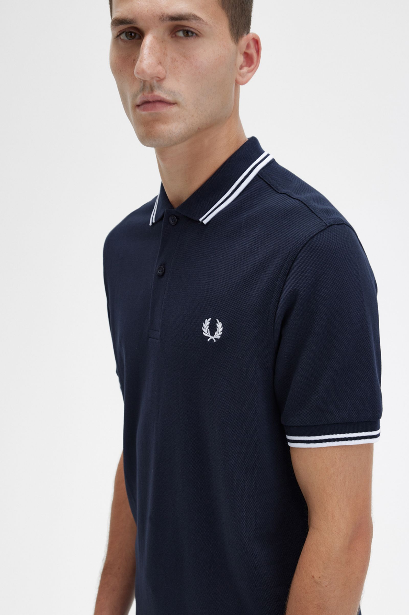 The Fred Perry ShirtM3600 Navy / White / White 7038587