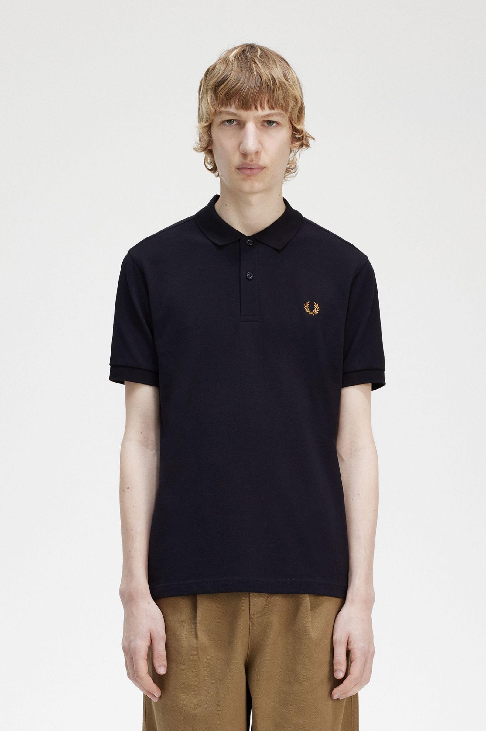 The Fred Perry ShirtM6000 Navy / Dark Caramel 7038693