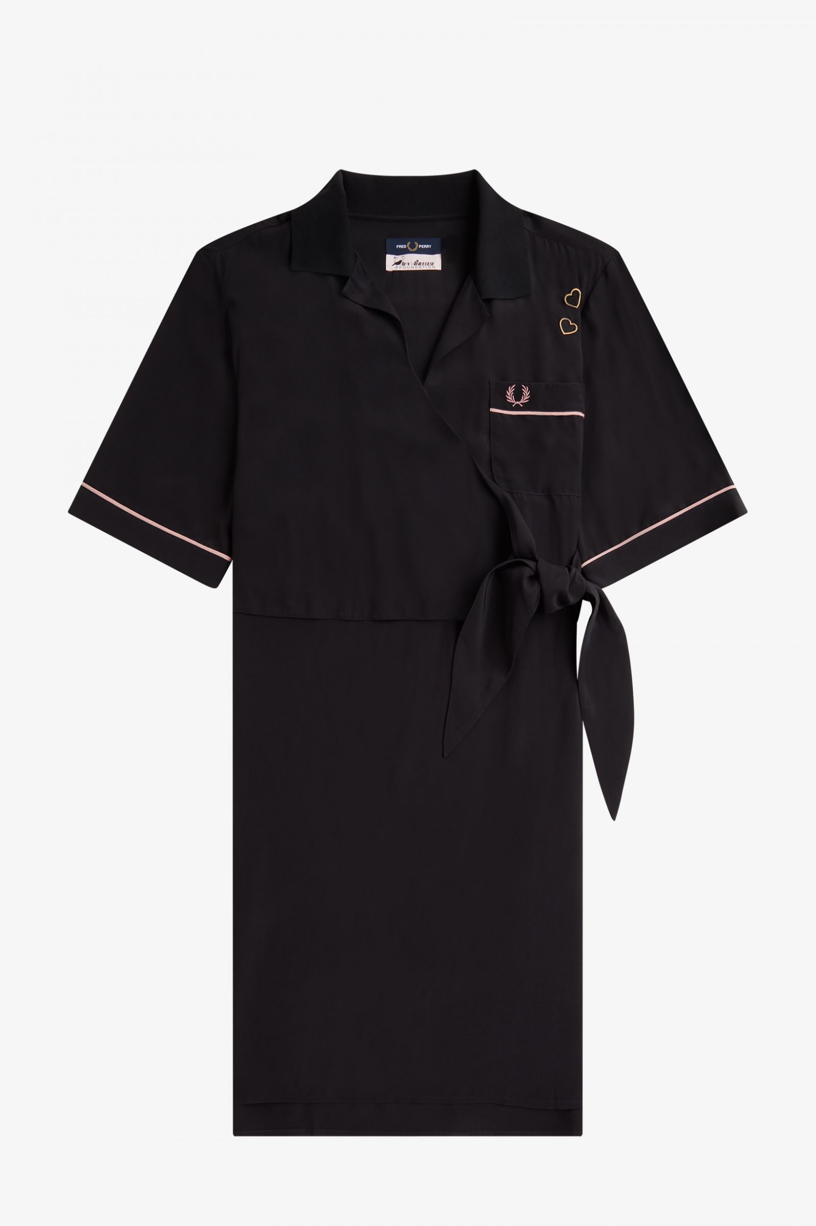 Amy Winehouse FoundationBowling Shirt Dress Black 7039284
