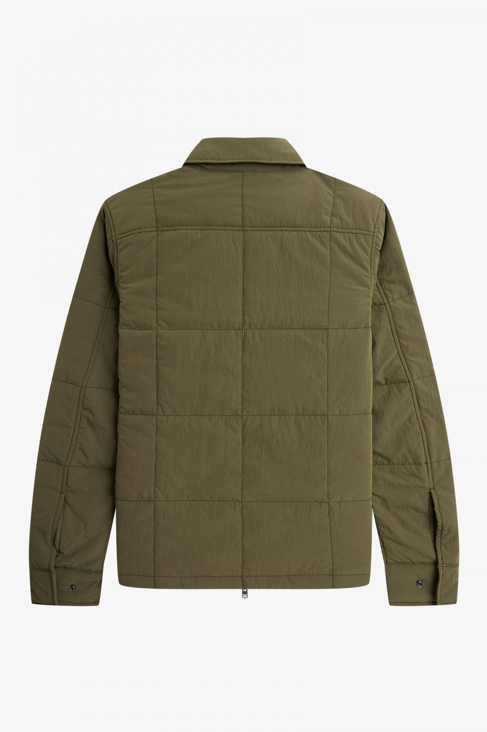 Quilted Overshirt Uniform Green 7038737