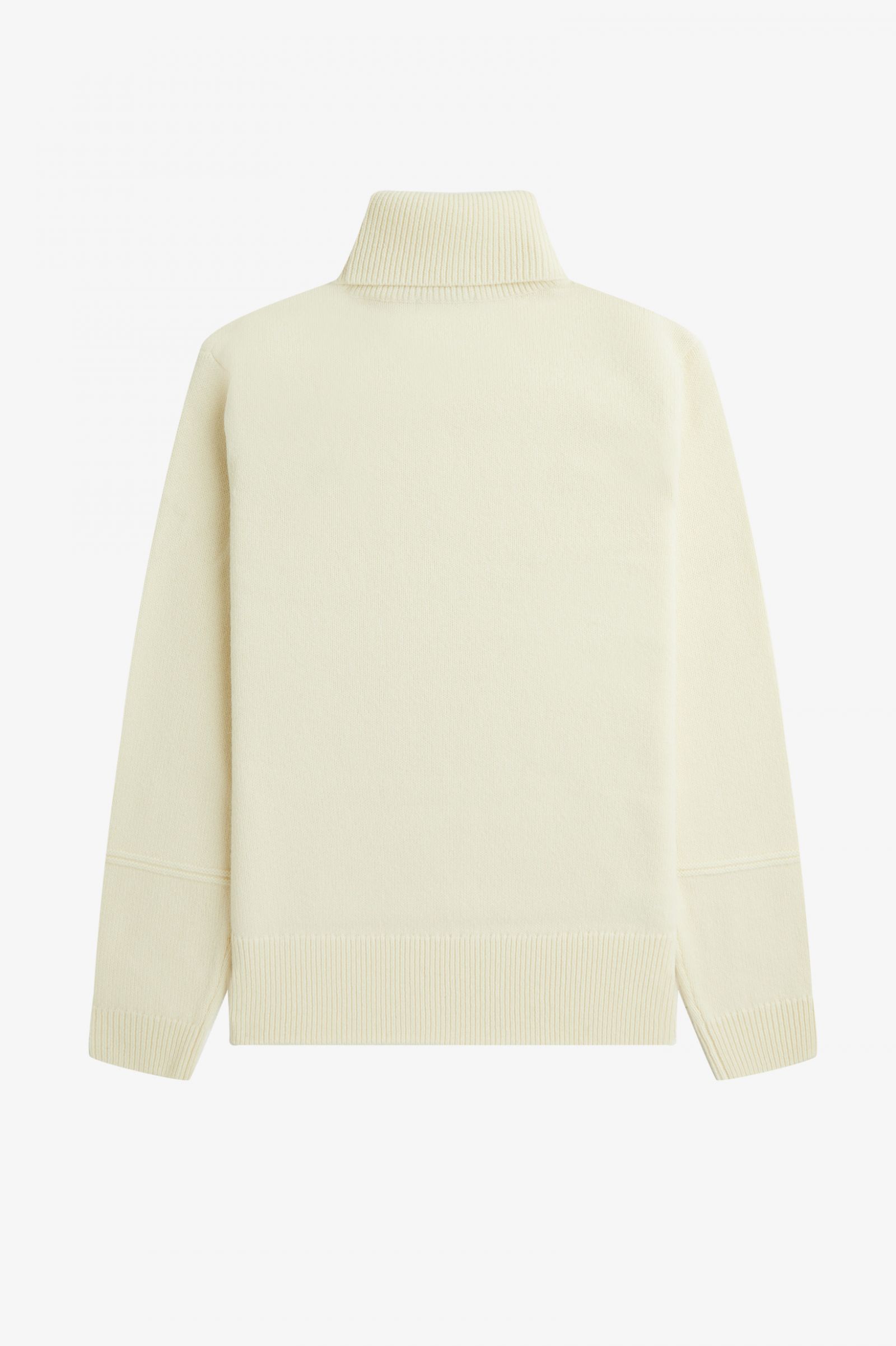 Knitted Roll Neck Jumper Ecru 7038381