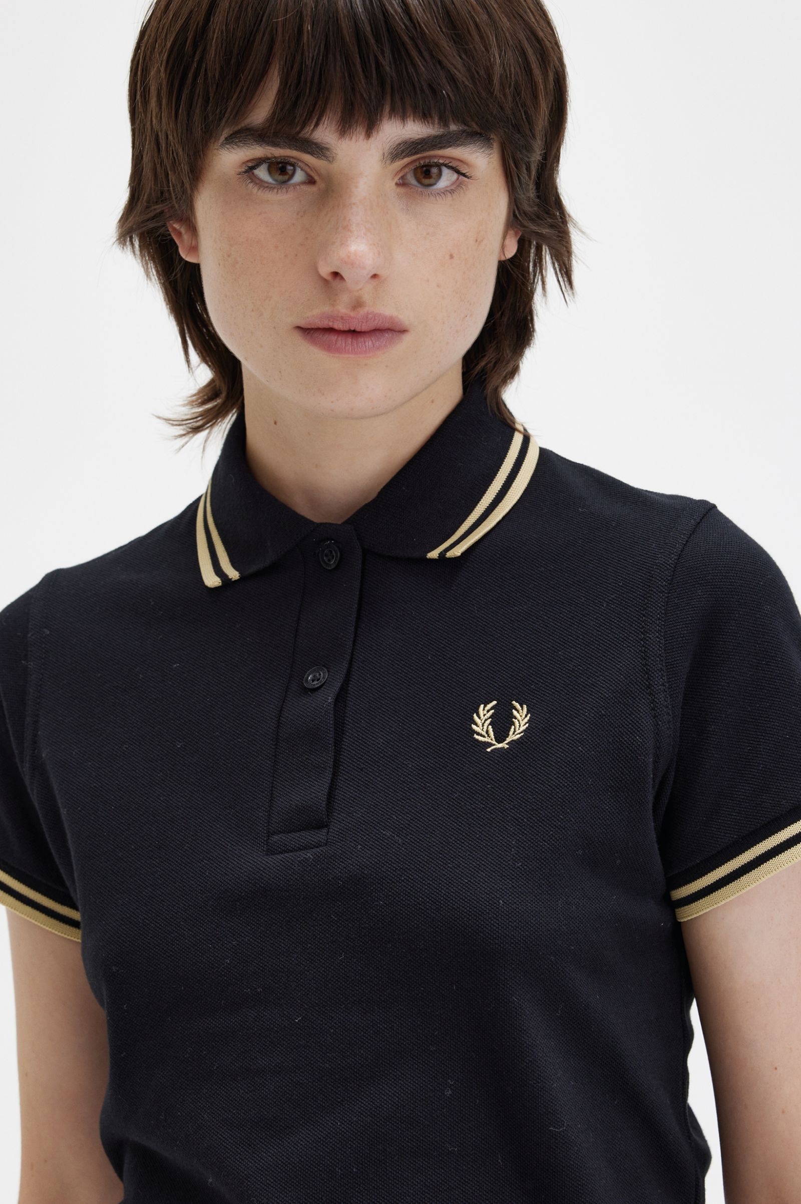 The Fred Perry ShirtG12 Black / Champagne / Champagne 7039452