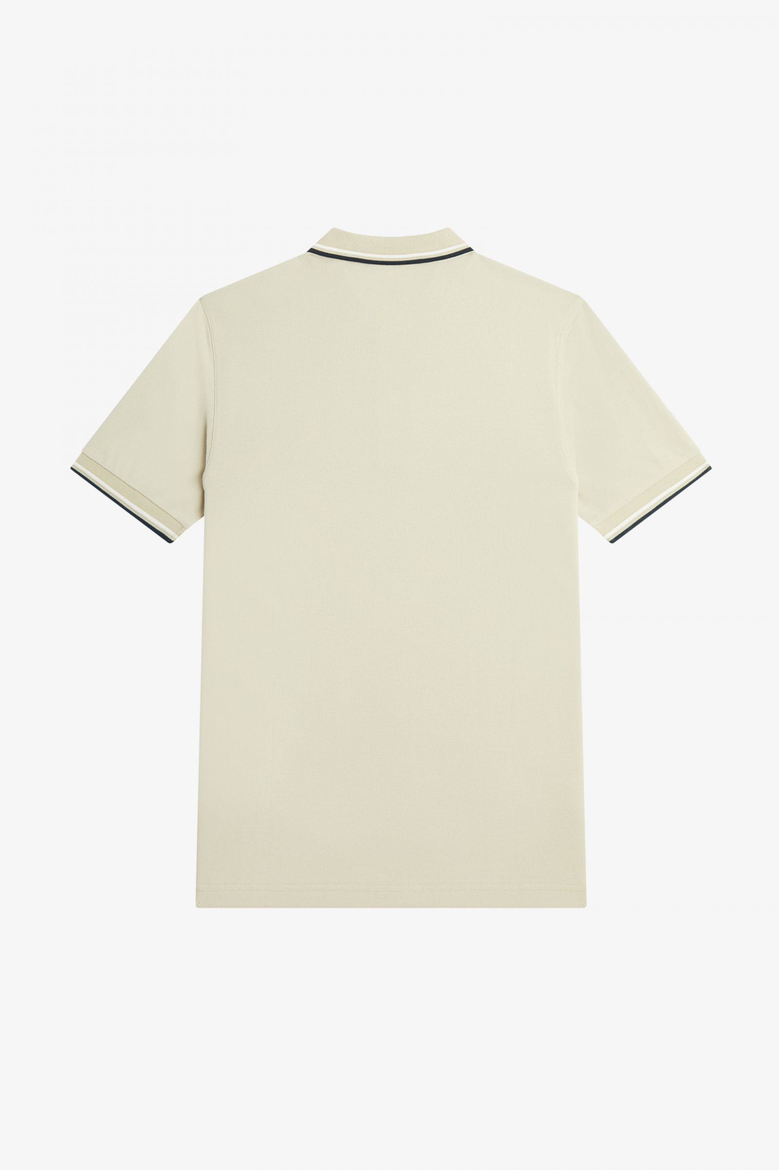 The Fred Perry ShirtM3600 Light Oyster / Snow White / Petrol Blue 7038597