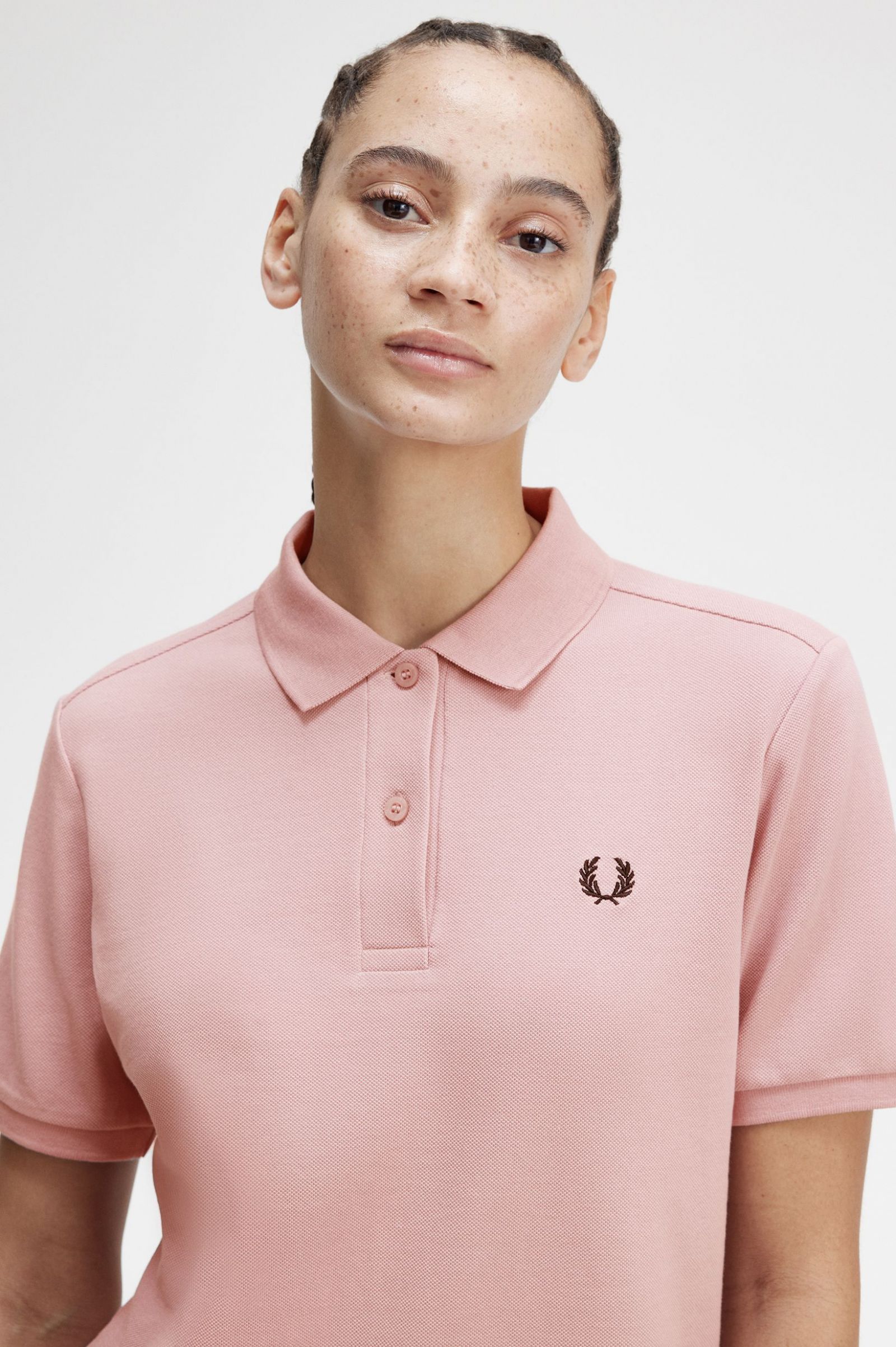 The Fred Perry ShirtG6000 Dusty Rose Pink / Black 7039456