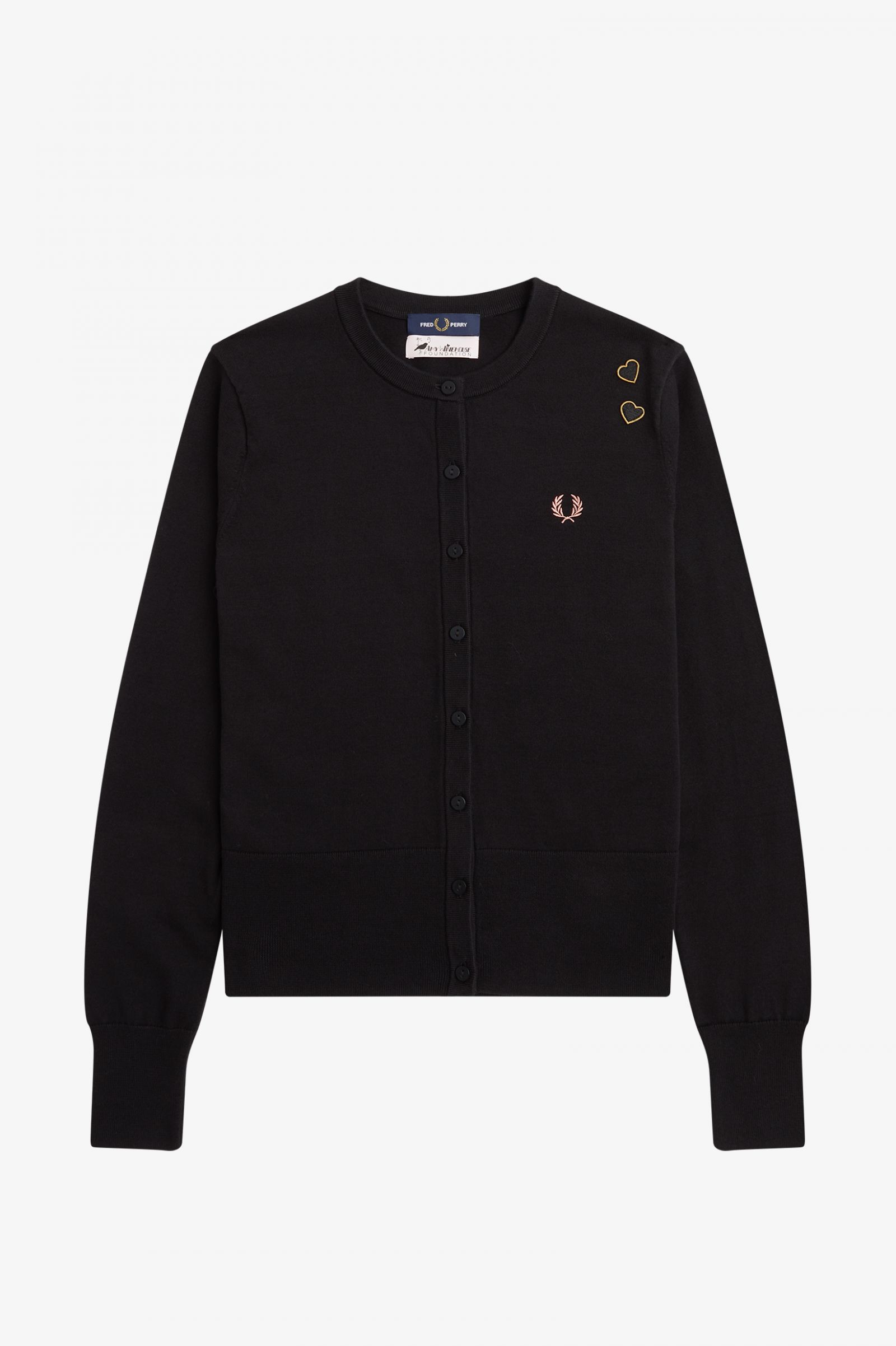 Amy Winehouse FoundationButton-Though Cardigan Black 7039252