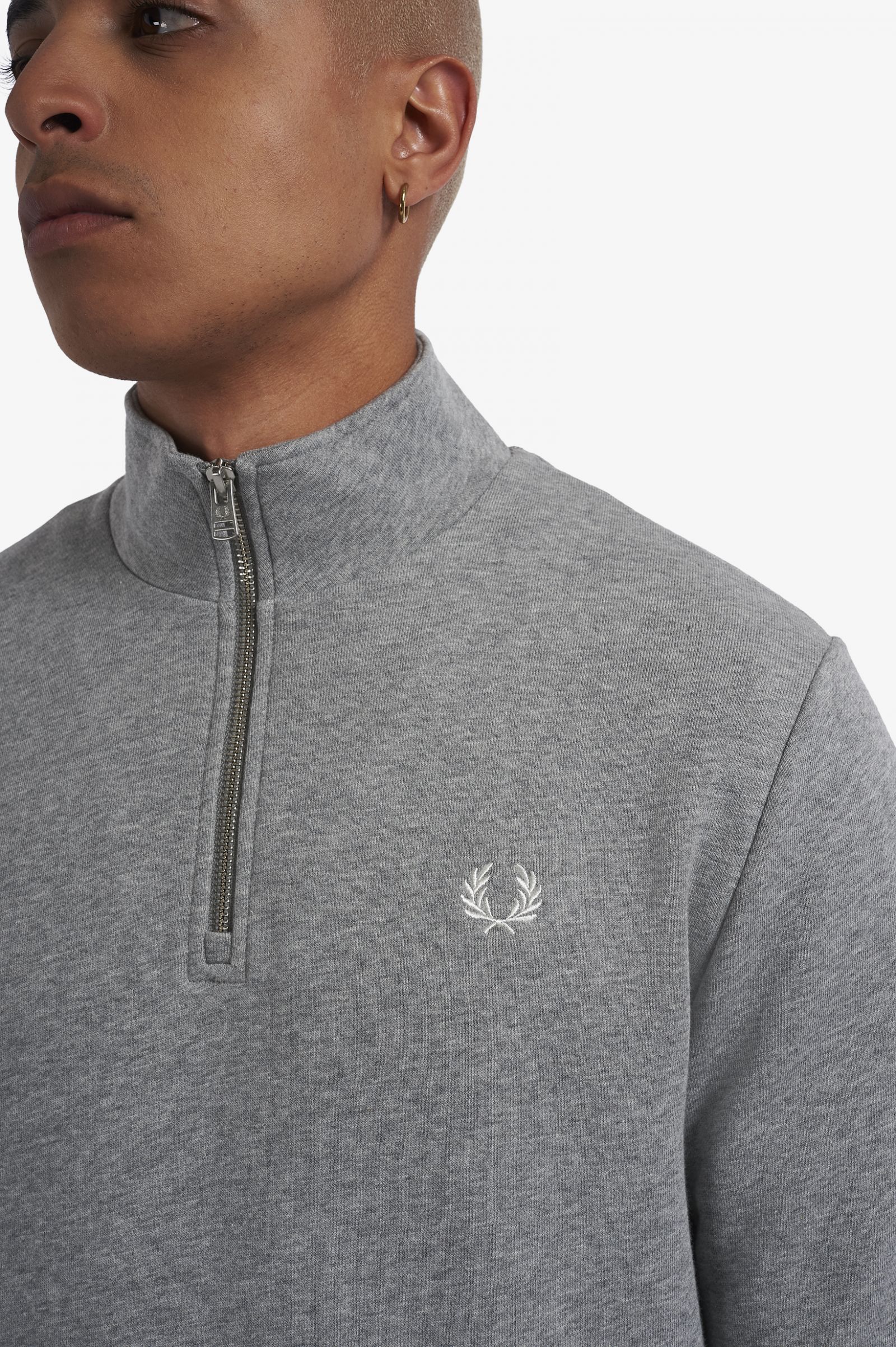 Half Zip Sweatshirt Steel Marl 7038881