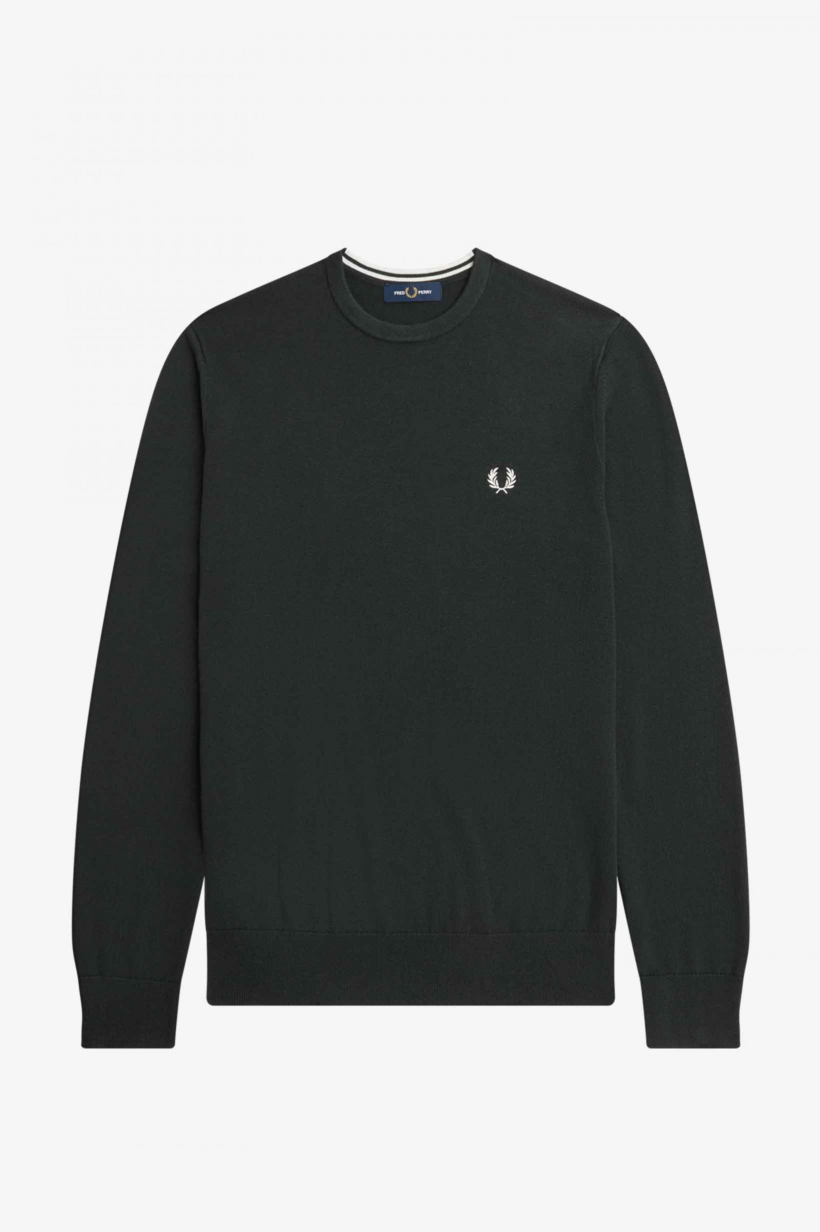 Classic Crew Neck Jumper Night Green 7038659