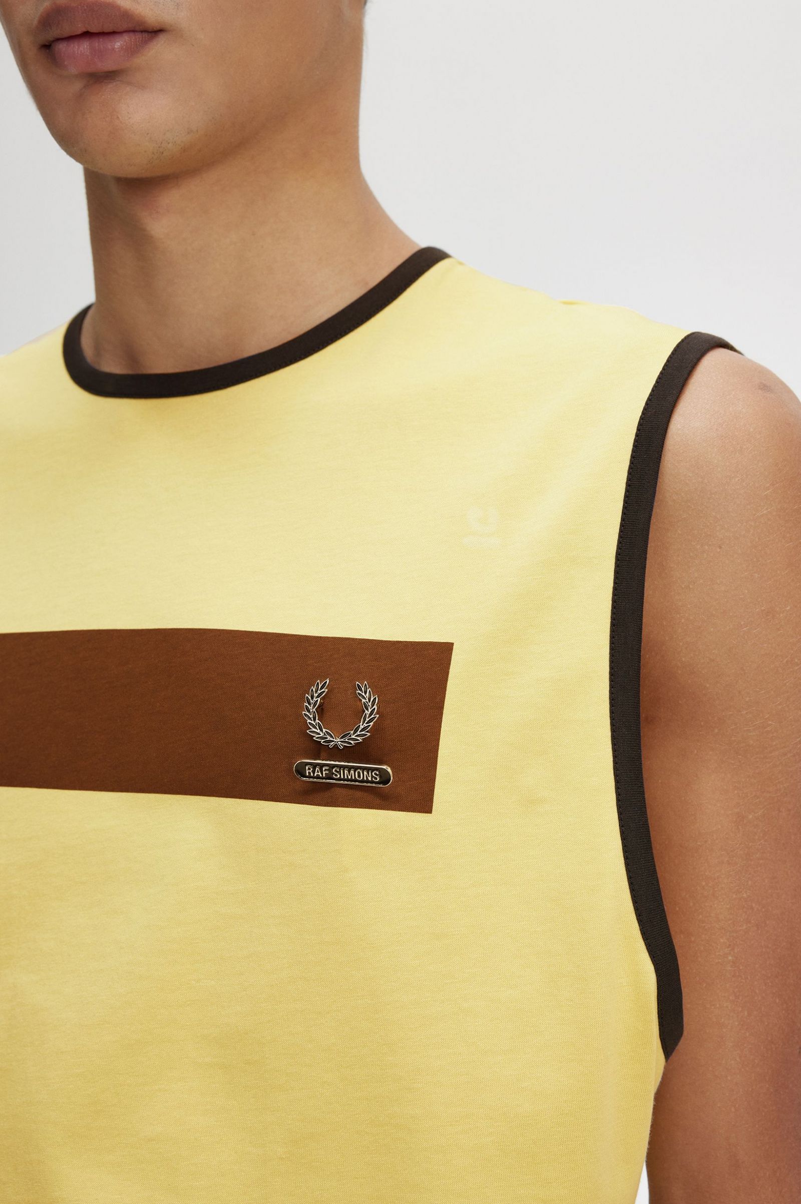 Raf SimonsPrinted Vest Dirty Lime 7038626