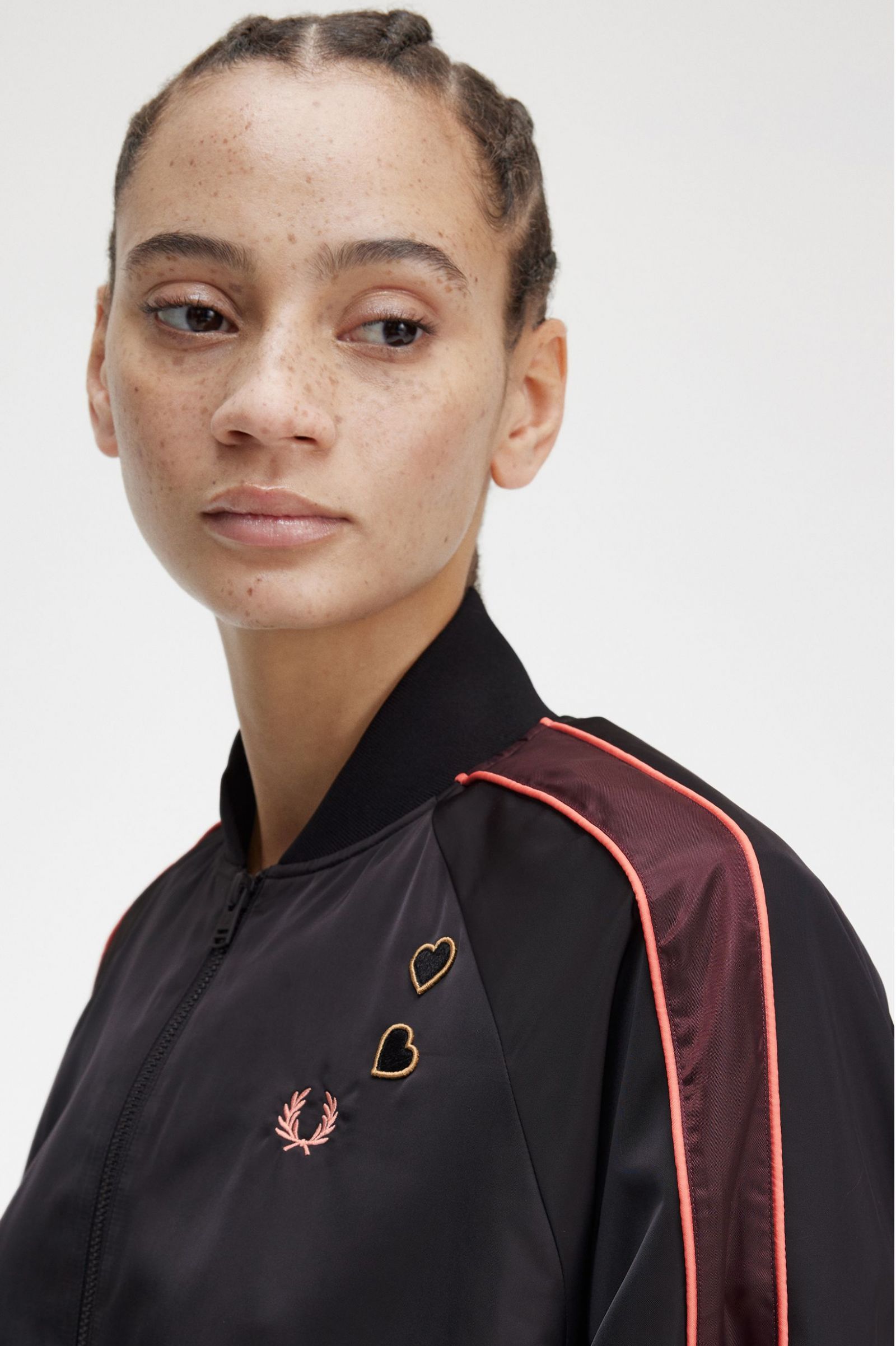Amy Winehouse FoundationPrinted Lining Bomber Jacket Black 7039278