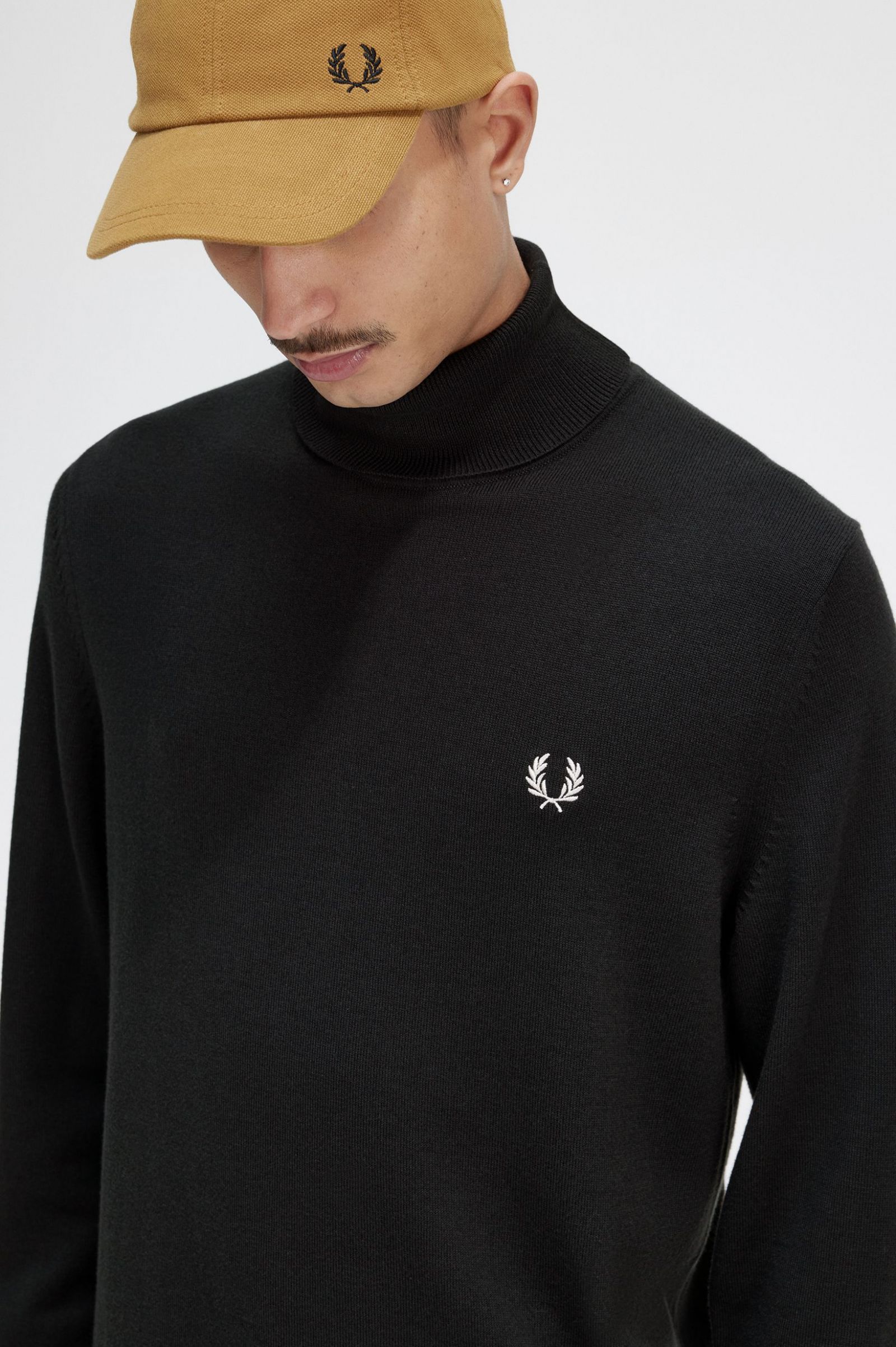Roll Neck Jumper Night Green 7038307