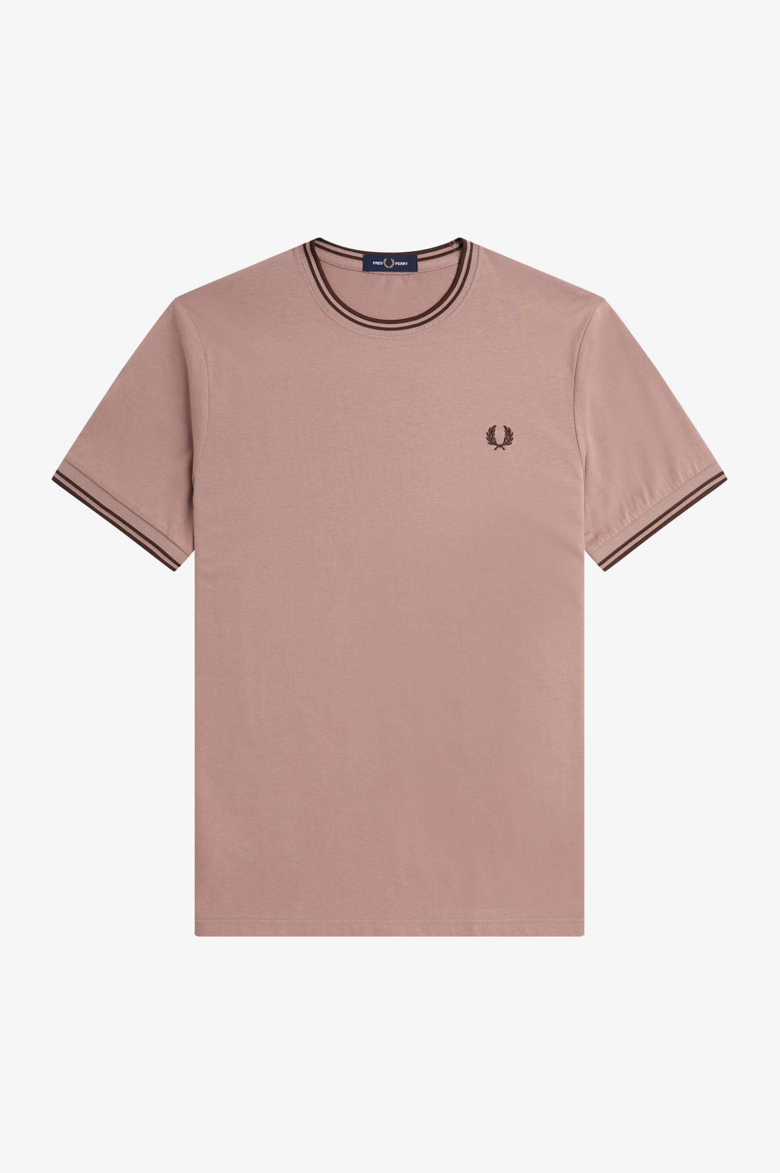 Twin Tipped T-Shirt Dark Pink / Whisky Brown 7038650