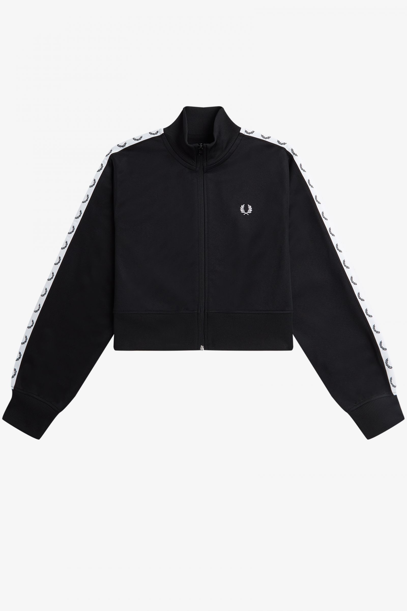 Cropped Taped Track Jacket Black 7039274