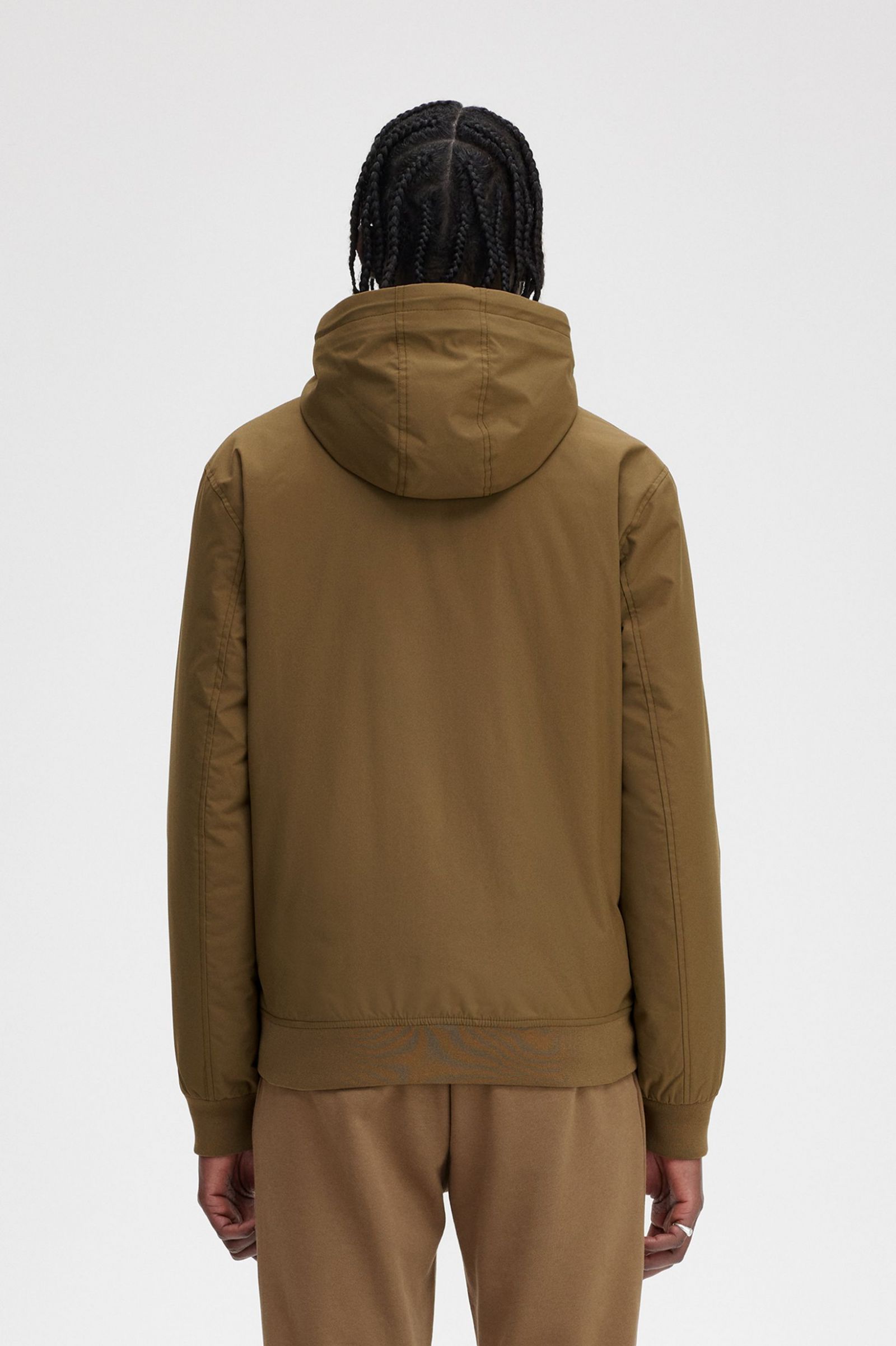 Padded Hooded Brentham Jacket Shaded Stone 7038821