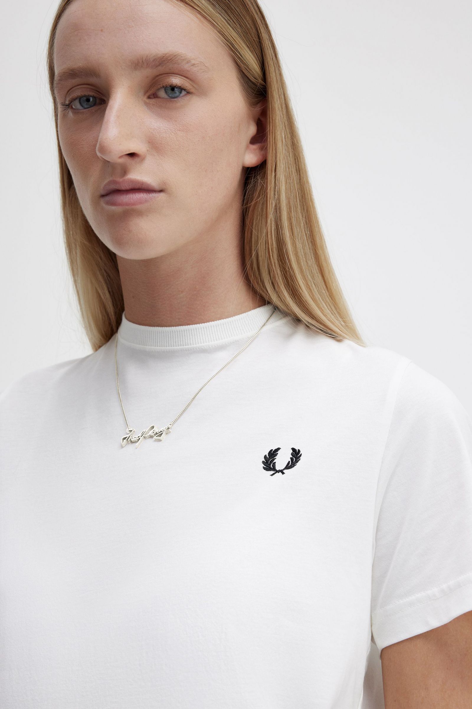 Fred Perry Necklace Metallic Silver 7038071