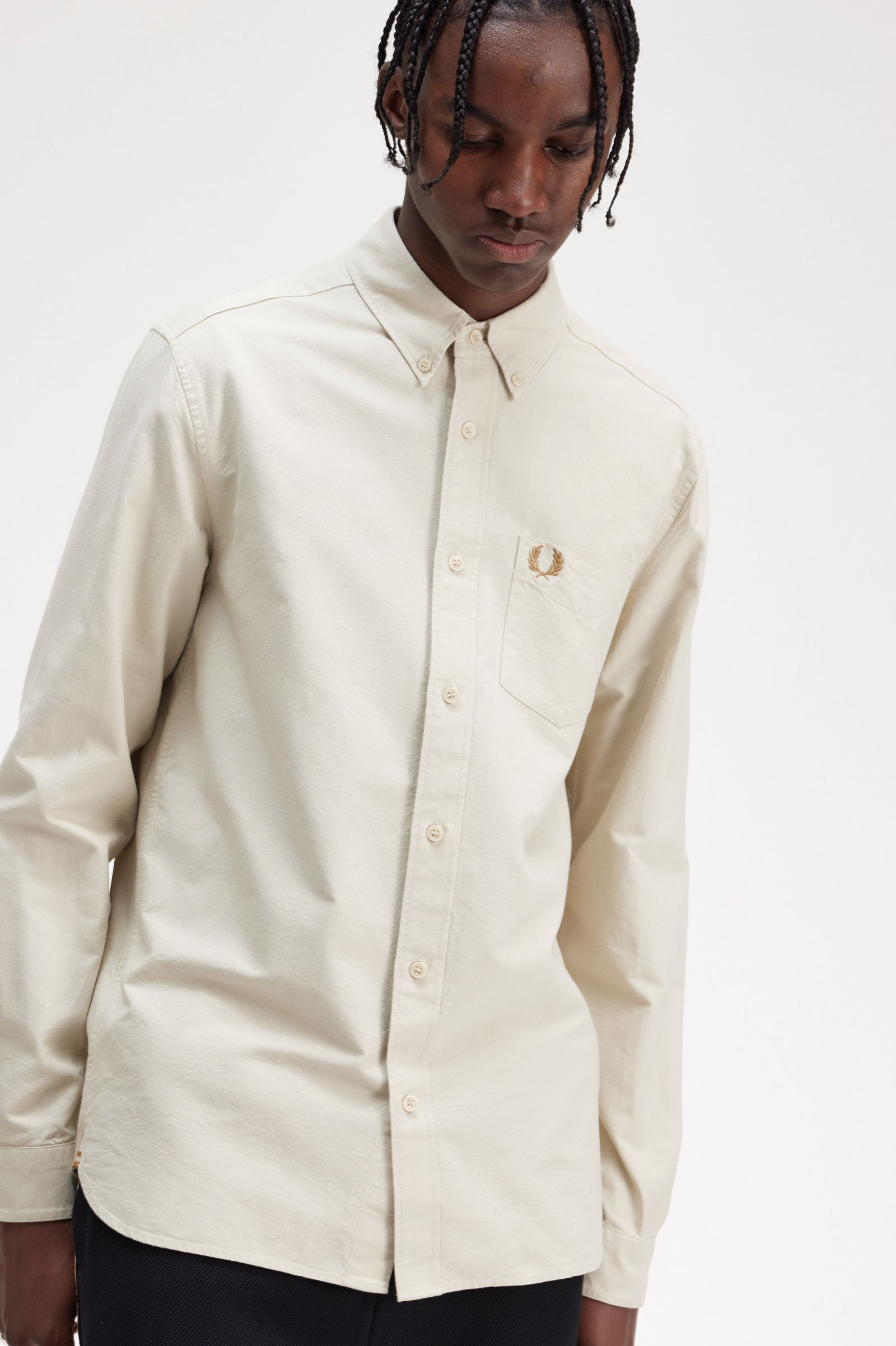 Oxford Shirt Oatmeal 7038703