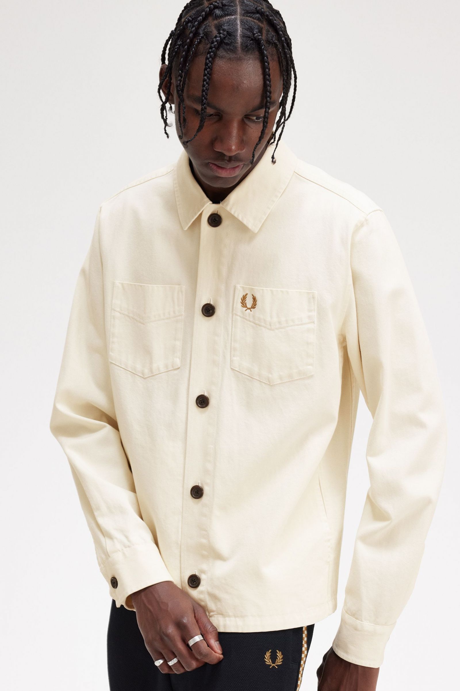 Twill Overshirt Ecru 7038482