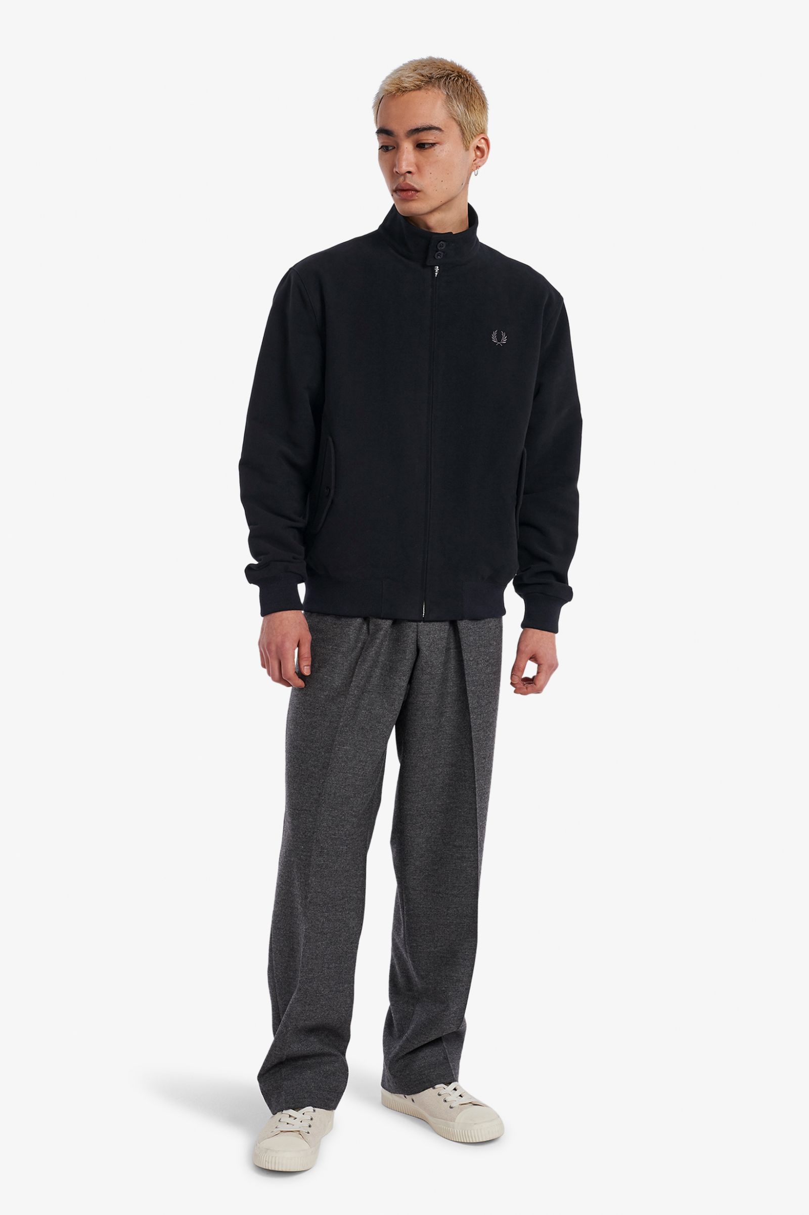 Made In EnglandMoleskin Harrington Jacket Black 7037897