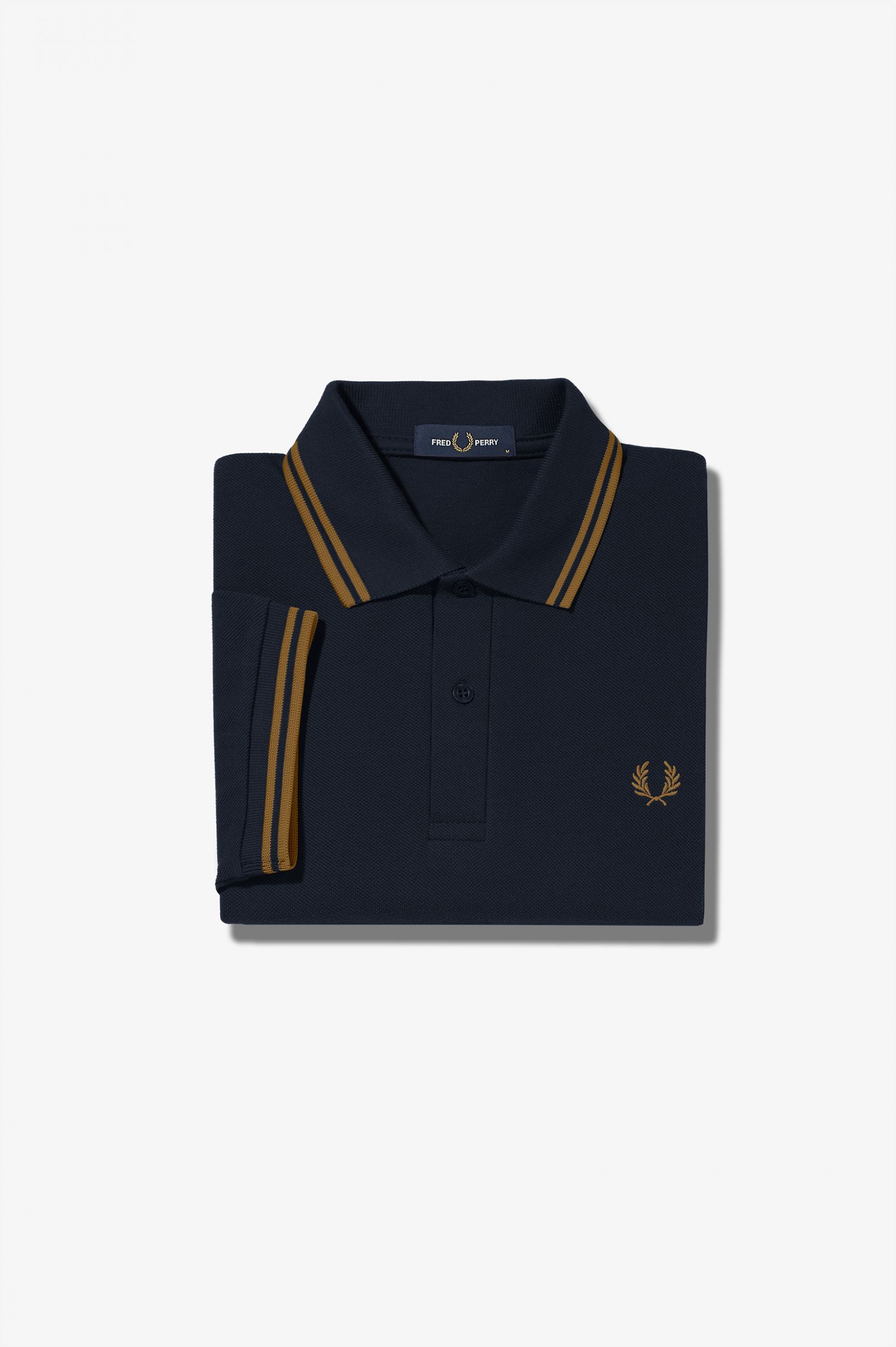 The Fred Perry ShirtM3600 Navy / Dark Caramel / Dark Caramel 7039063