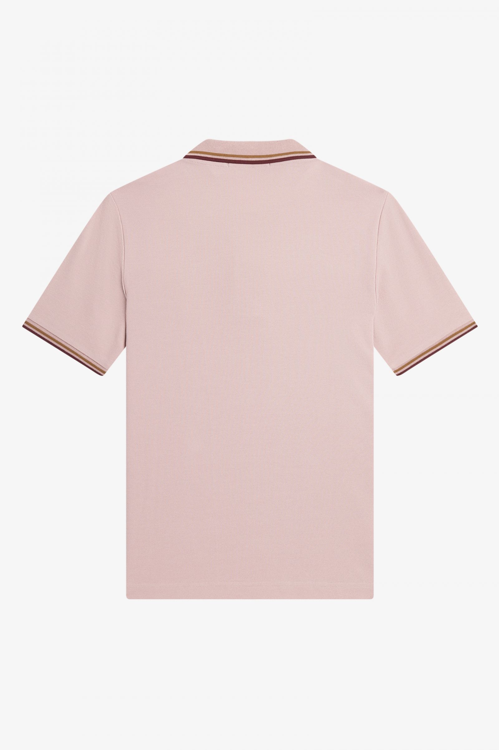 The Fred Perry ShirtG3600 Dusty Rose Pink / Shaded Stone / Oxblood 7039384