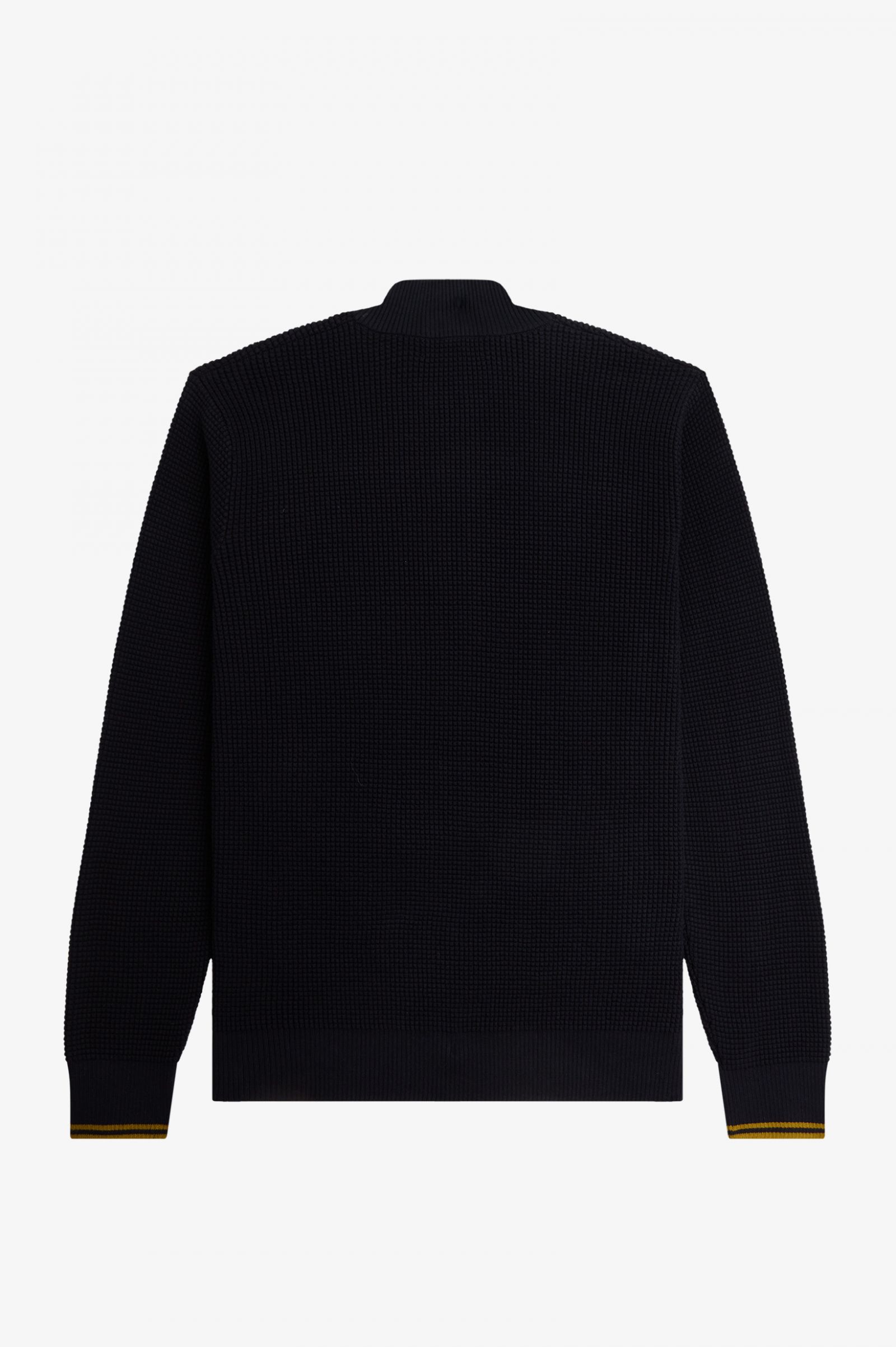 Waffle Stitch Half Zip Jumper Navy 7038337