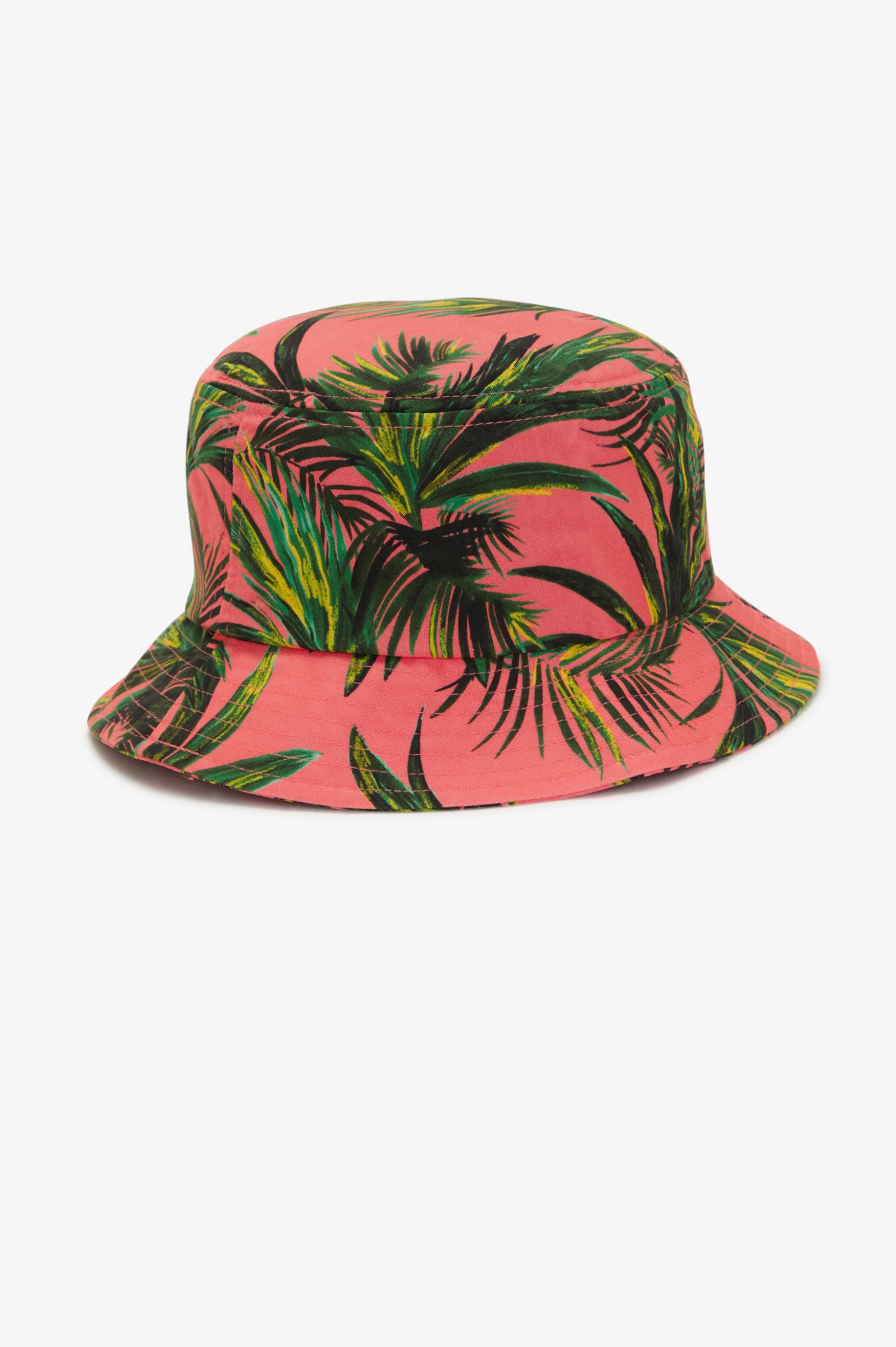 Amy Winehouse FoundationPalm Print Bucket Hat Coral Heat 7039224
