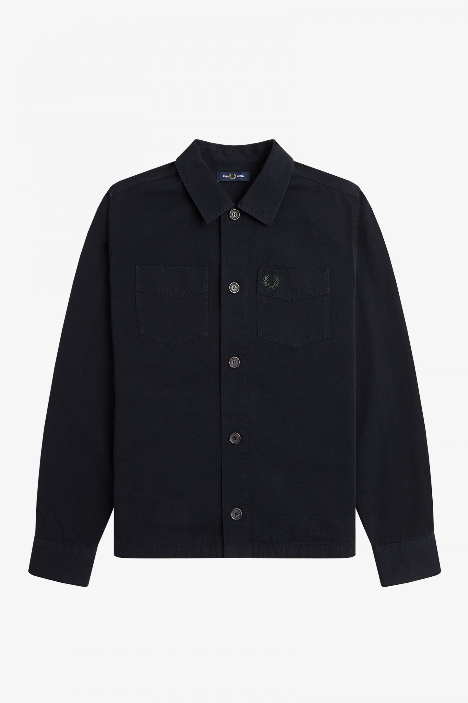 Twill Overshirt Black 7038491
