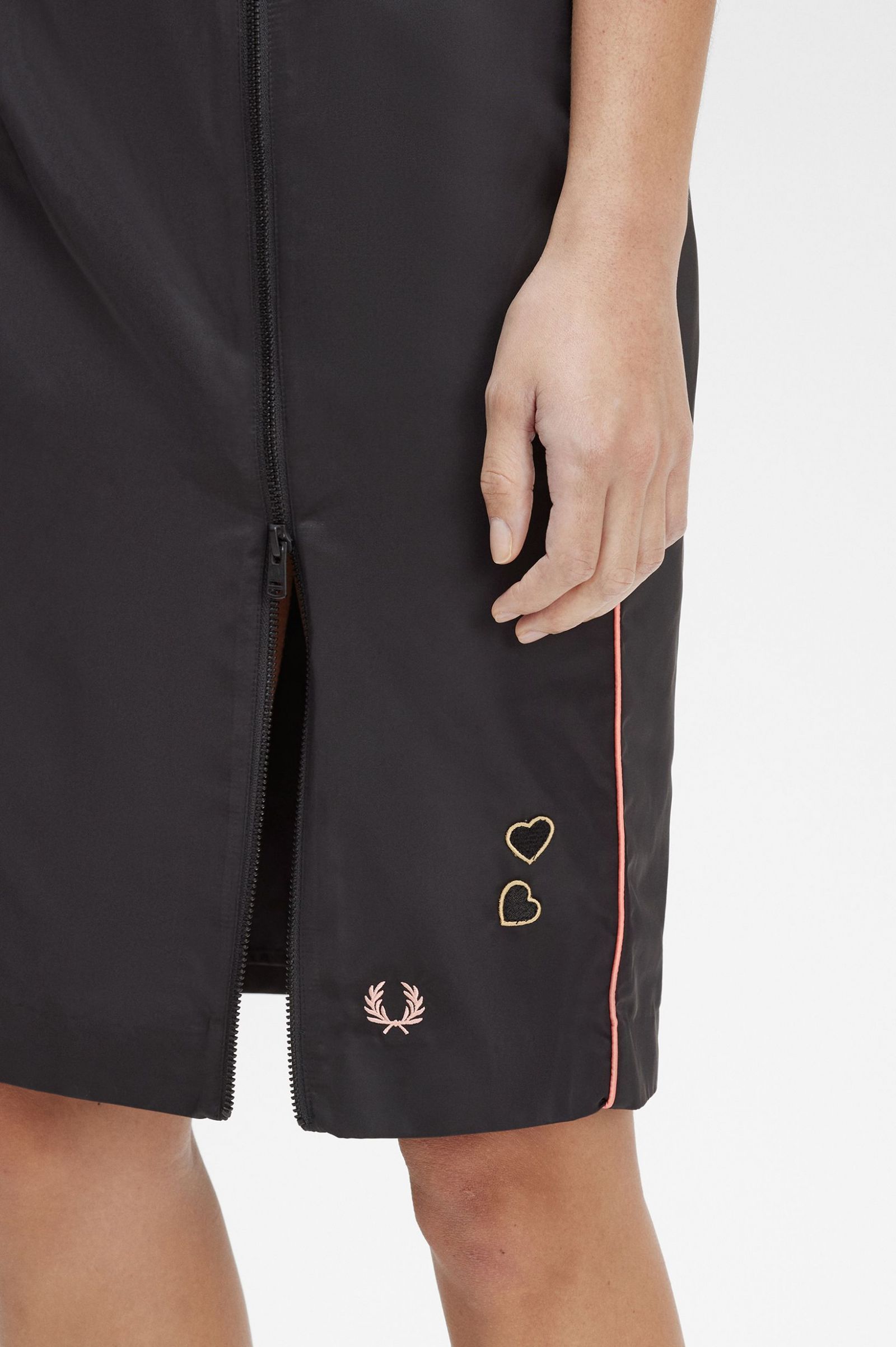 Amy Winehouse FoundationZip Detail Skirt Black 7039244