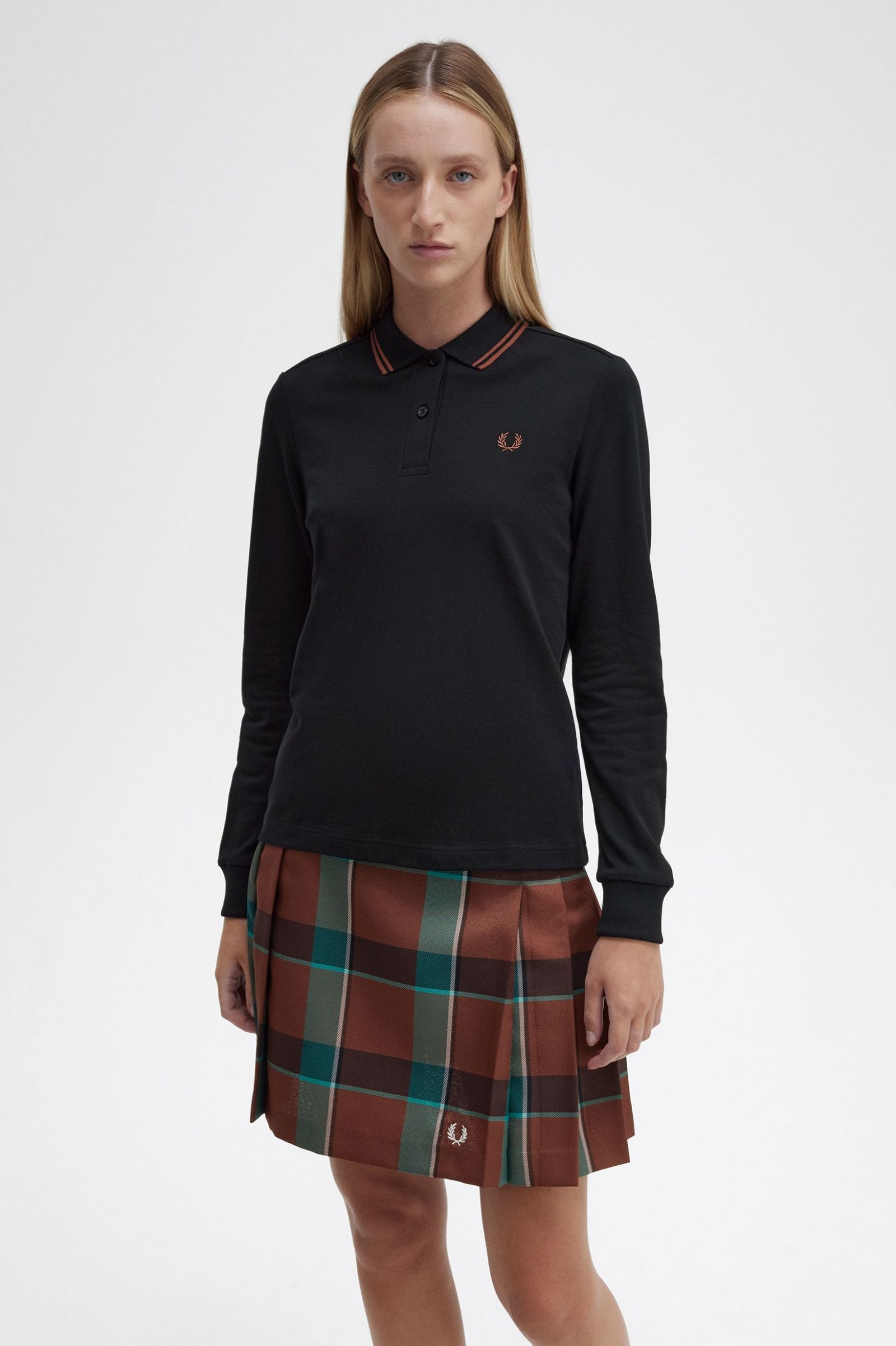 The Fred Perry ShirtG3636 Black / Whisky Brown / Whisky Brown 7039460