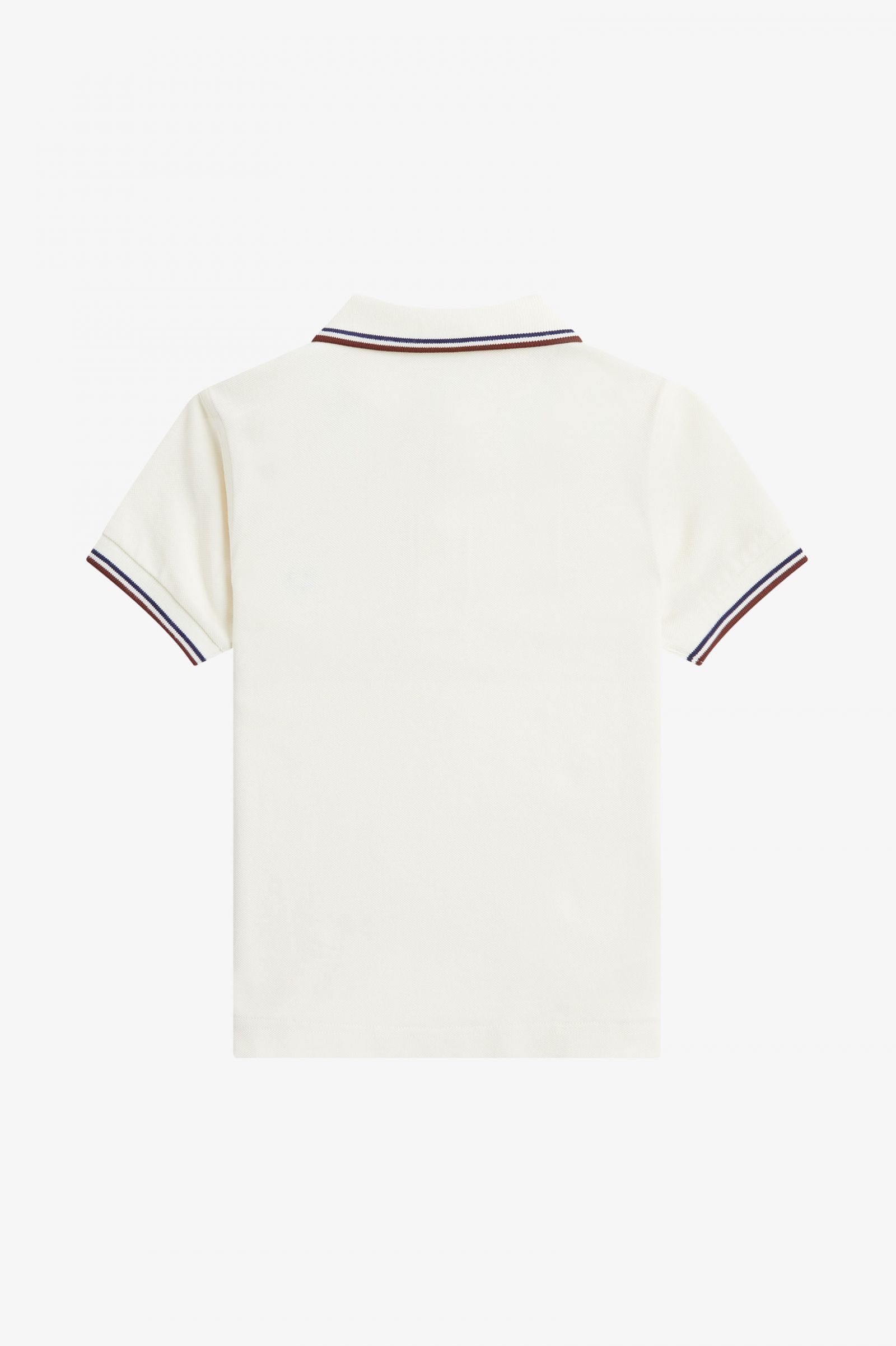 The Fred Perry ShirtKids Twin Tipped Fred Perry Shirt Ecru / French Navy / Whisky Brown 7038084
