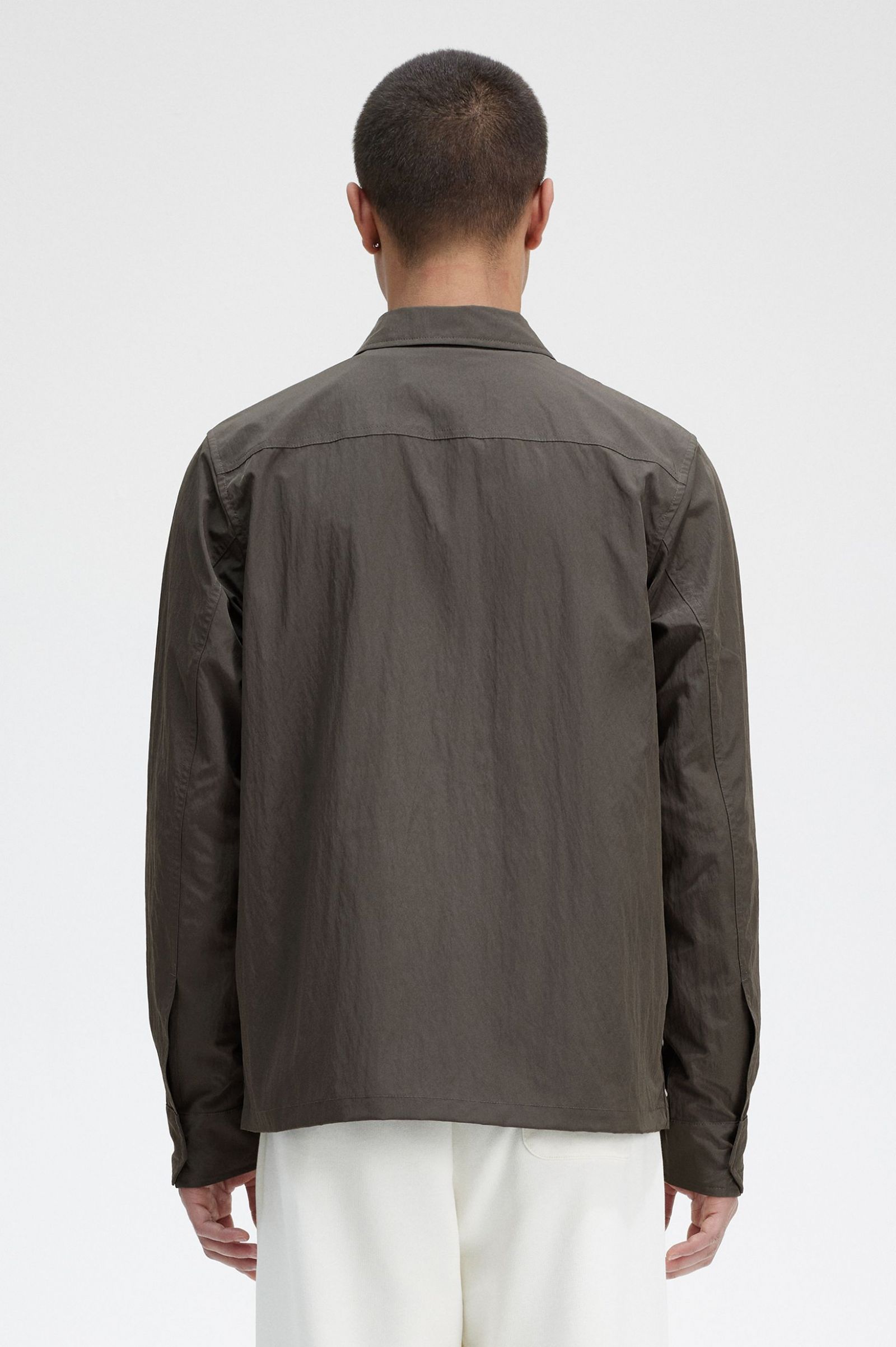 Lightweight Zip-Through Overshirt Field Green 7038478