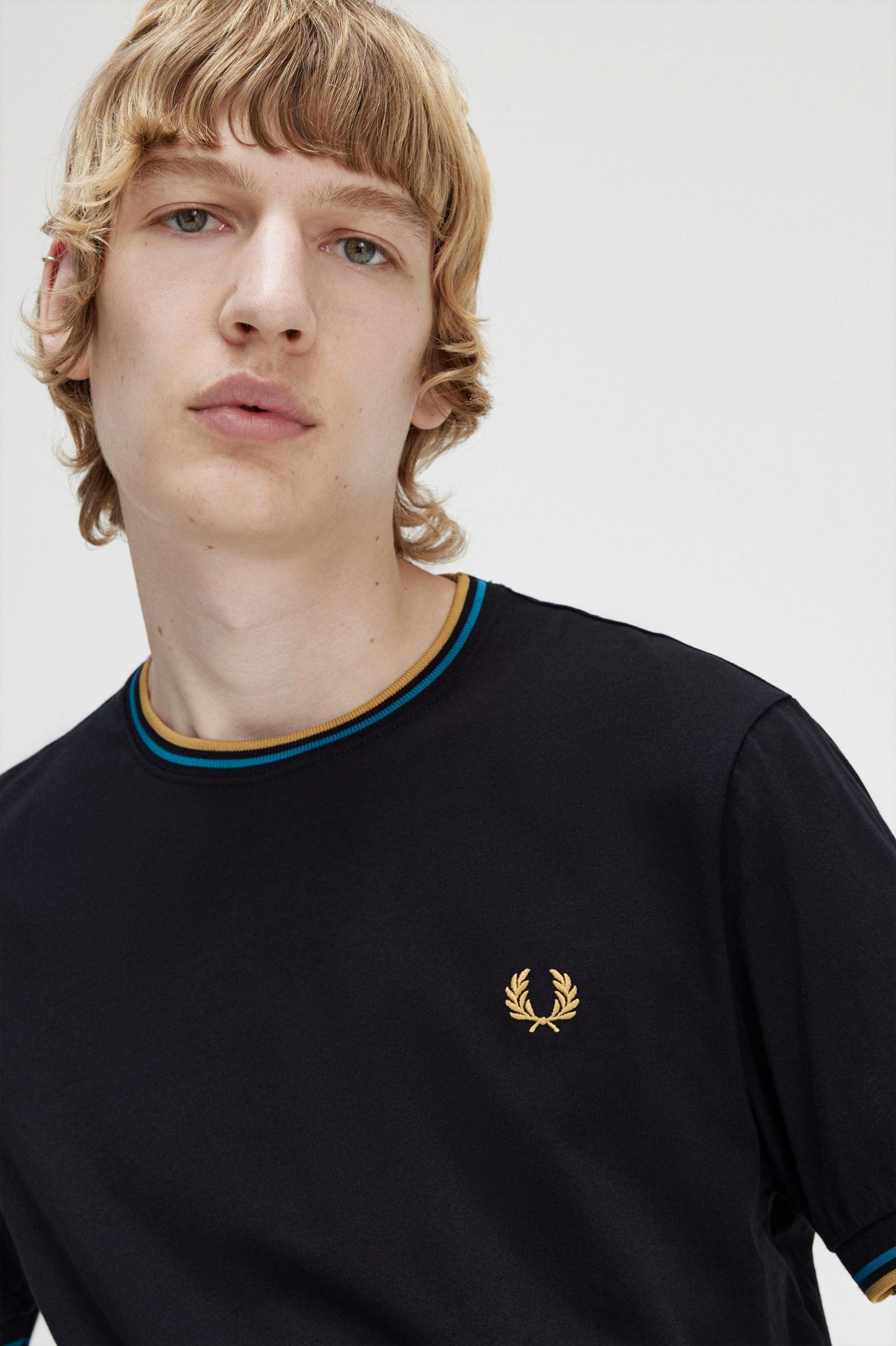 Twin Tipped T-Shirt Black / Cyber Blue / Light Rust 7038946