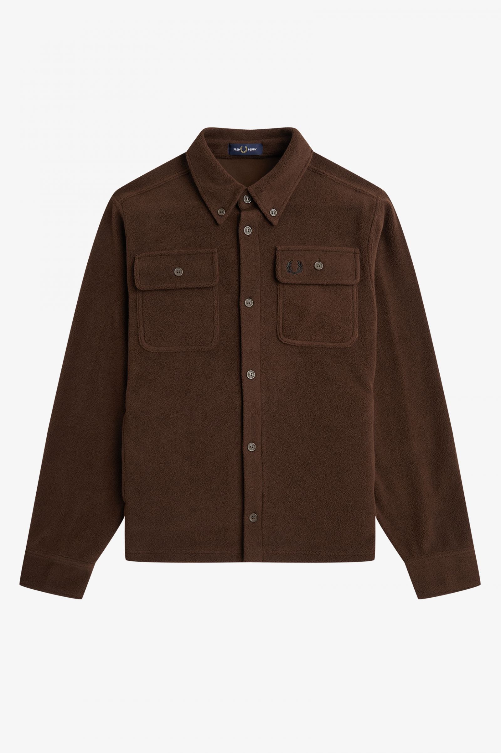 Fleece Overshirt Burnt Tobacco 7038493